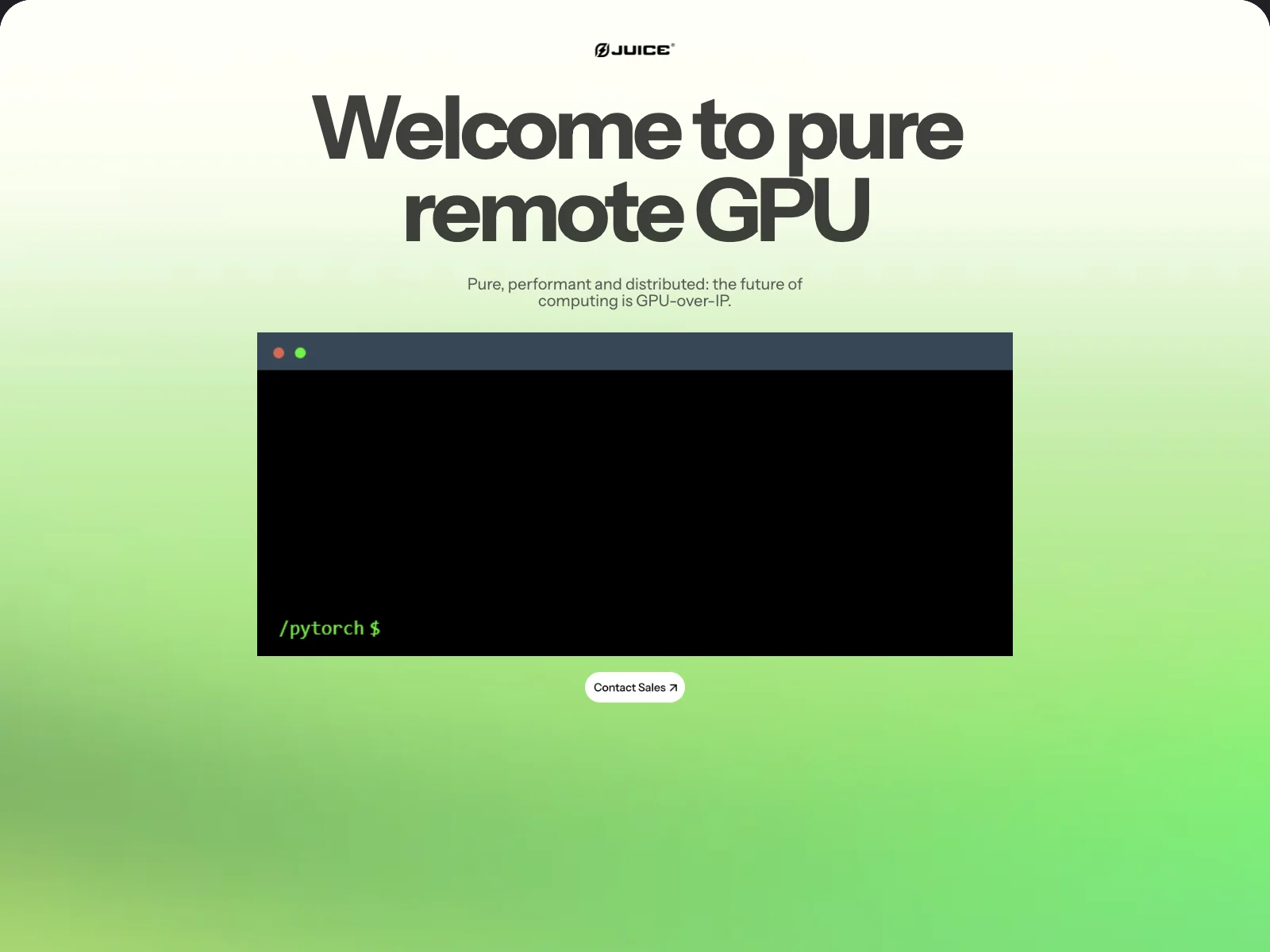 Juice - GPU over IP: Unleashing Seamless Remote Computing