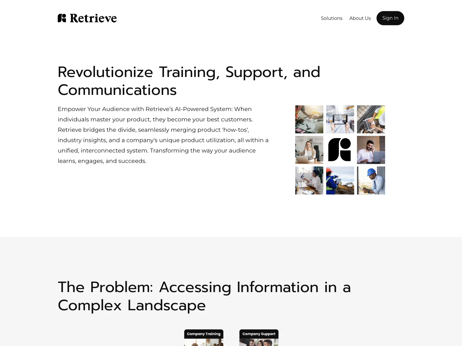 Retrieve Technologies: Empowering Audiences with AI-Powered Training & Support