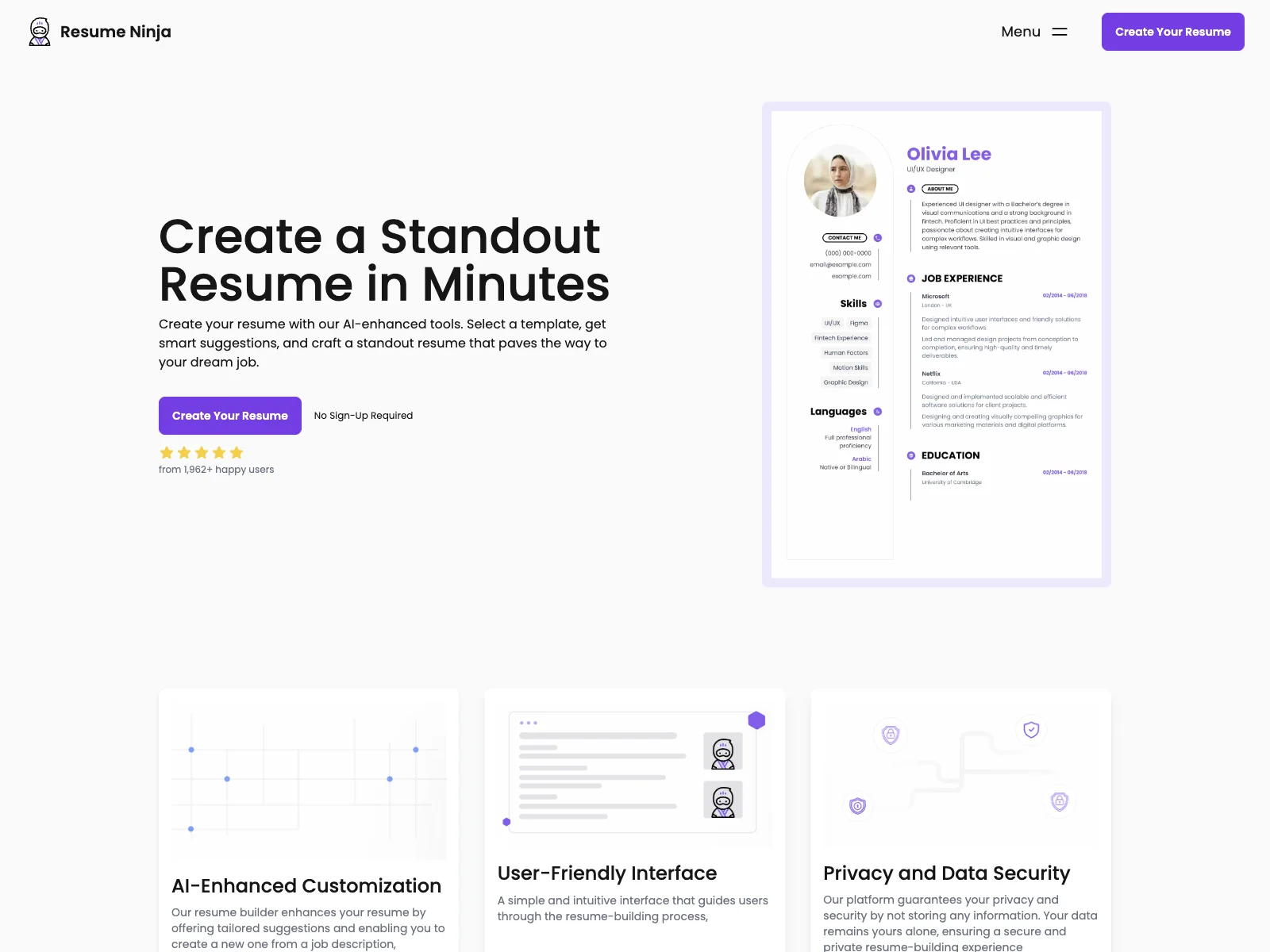 Resume Ninja: Build Standout Resumes with AI