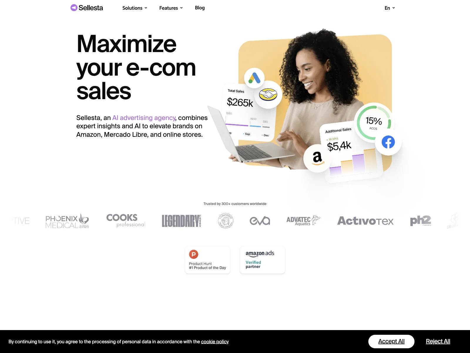 Maximize E-com Sales with Sellesta's AI Advertising