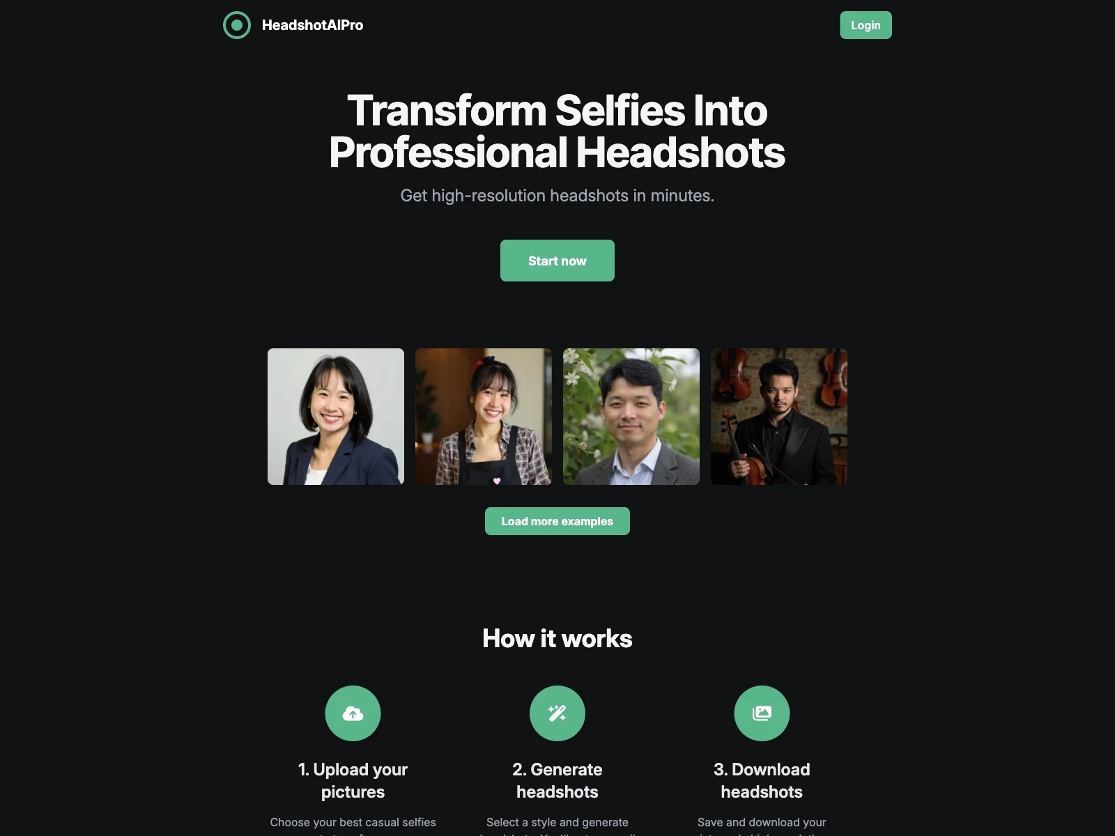 HeadshotAIPro: Transform Selfies into Stunning Headshots