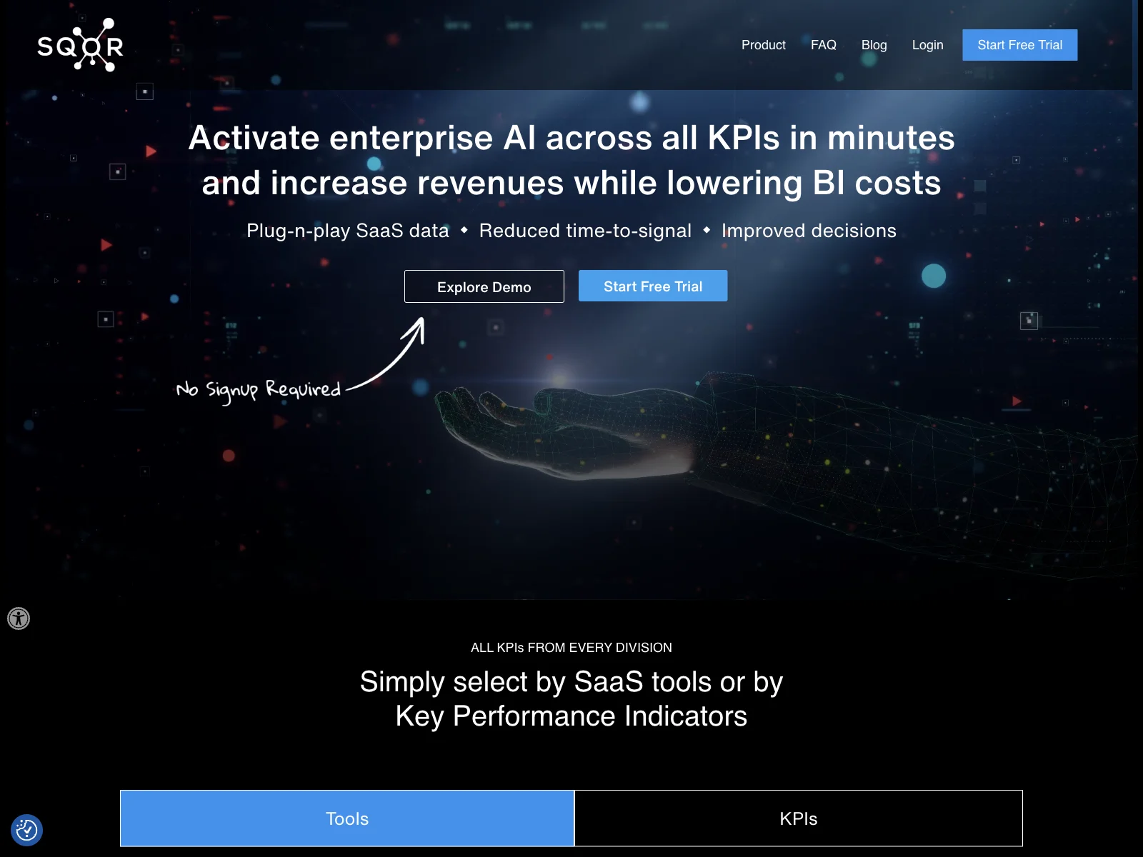 Unleash the Power of AI with SQOR's No-Code KPI Dashboard