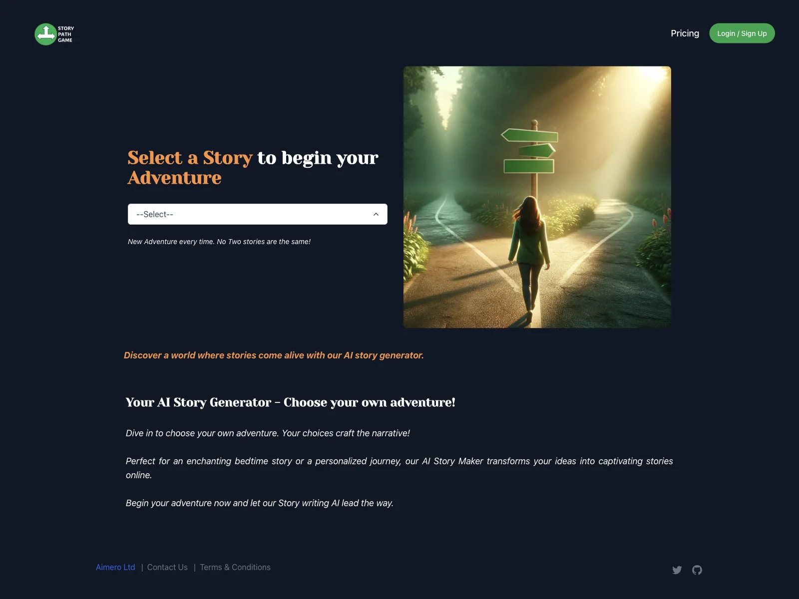 Unleash Your Creativity with storypathgame's AI Story Generator