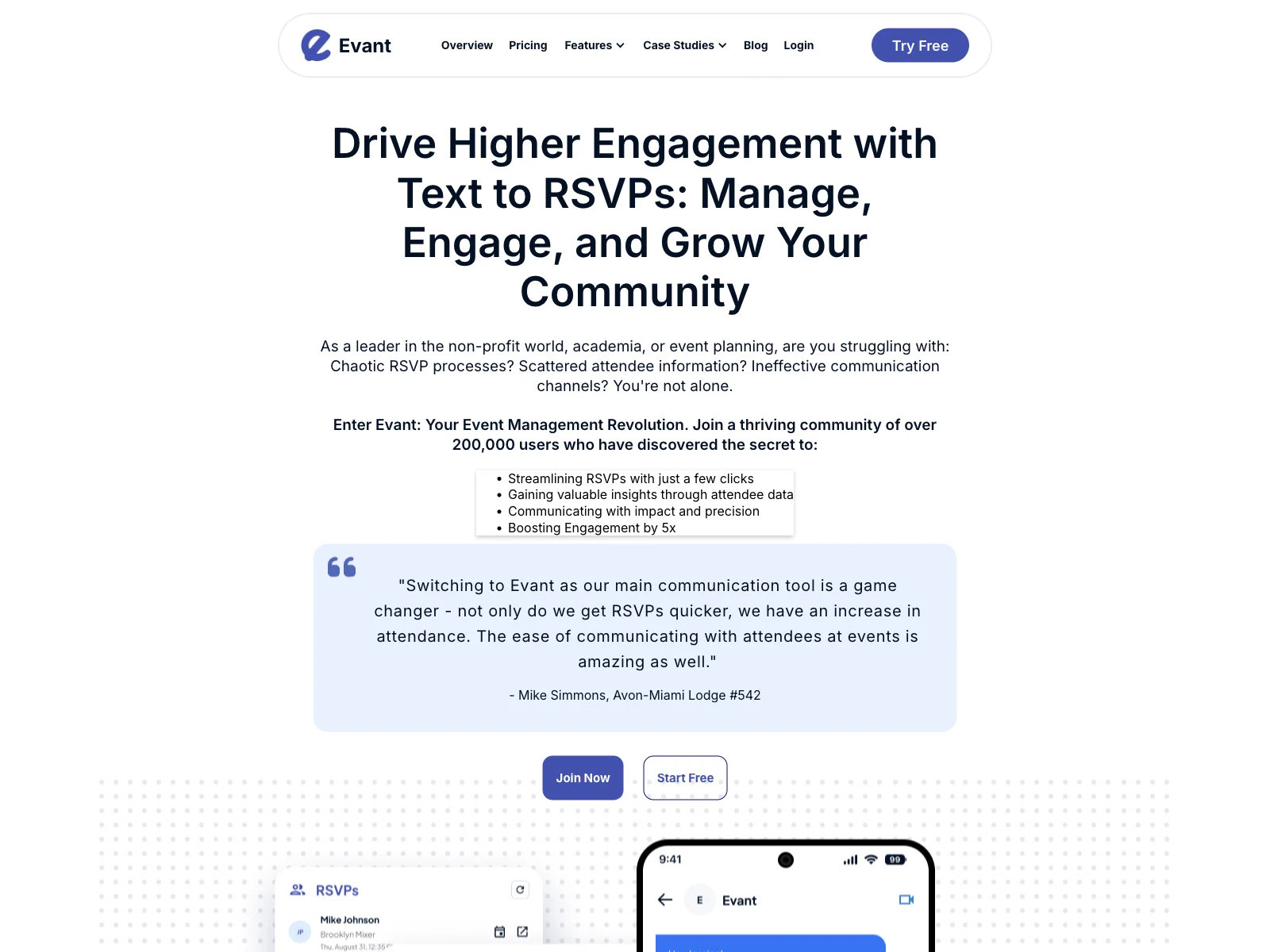 Evant: Boost Community Engagement with AI-Powered Tools