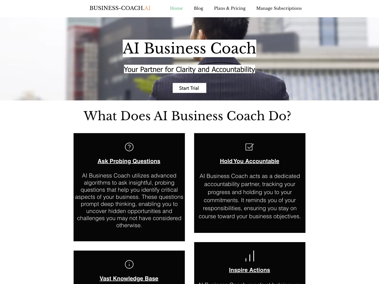 AI Business Coach: Unleashing Business Potential with Clarity & Accountability