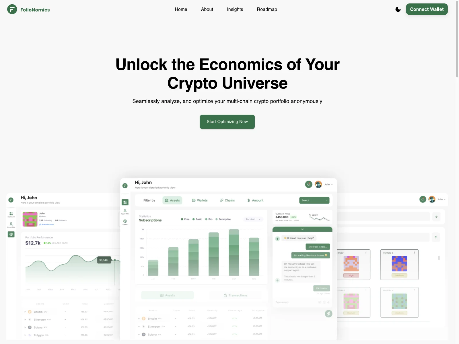 Folionomics: Optimize Your Crypto Portfolio with AI