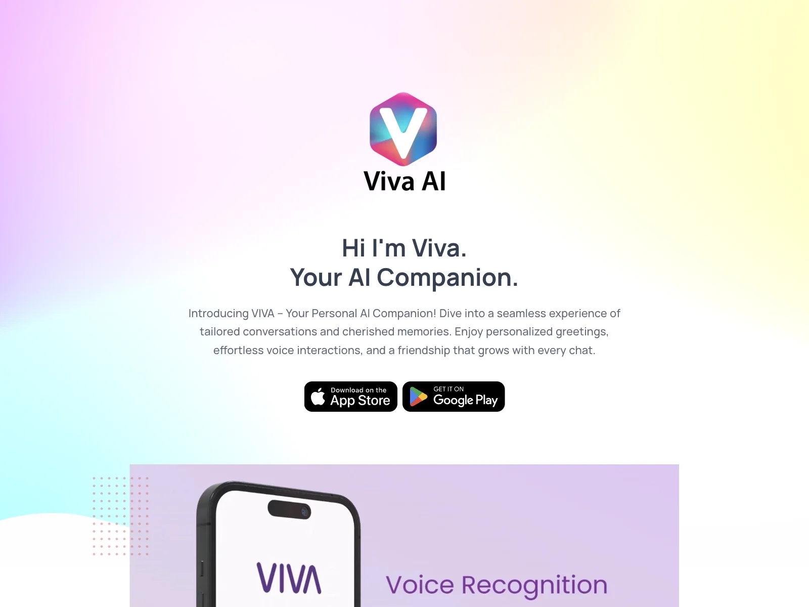 Viva - AI Companion: Tailored Conversations & Personalized Experiences