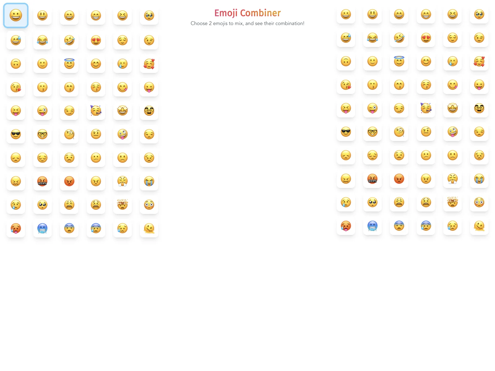 Emoji Combiner - Unleash Your Creativity with Emoji Combinations