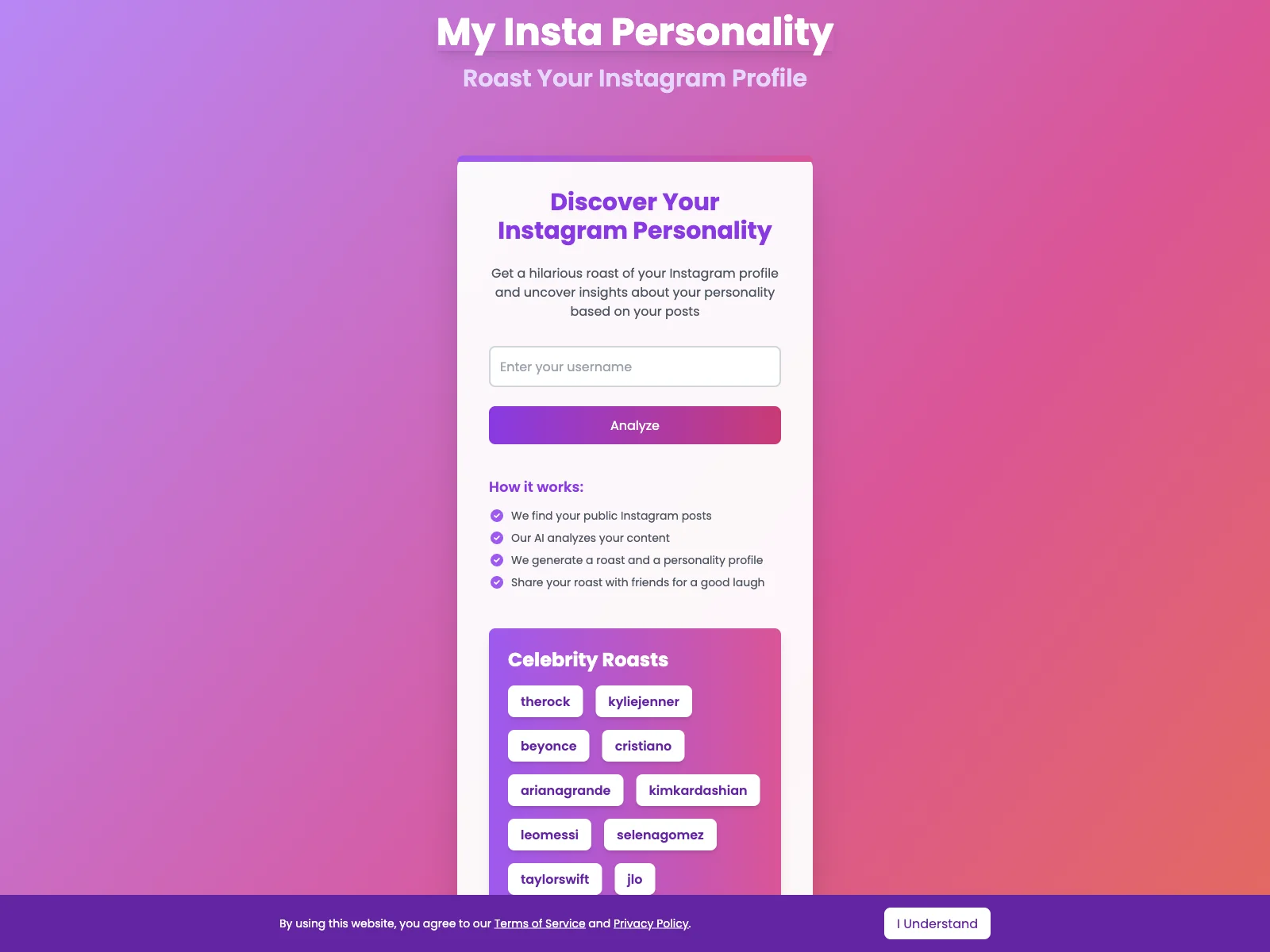 Discover Your Instagram Personality with My Insta Personality