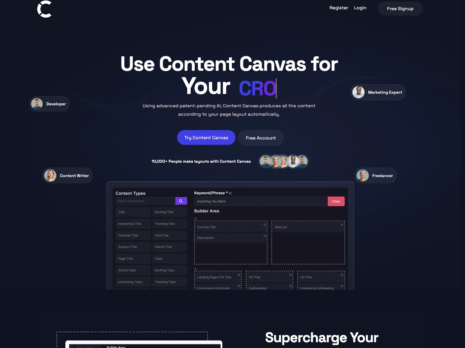 Content Canvas: Revolutionize Your Page Layout with AI