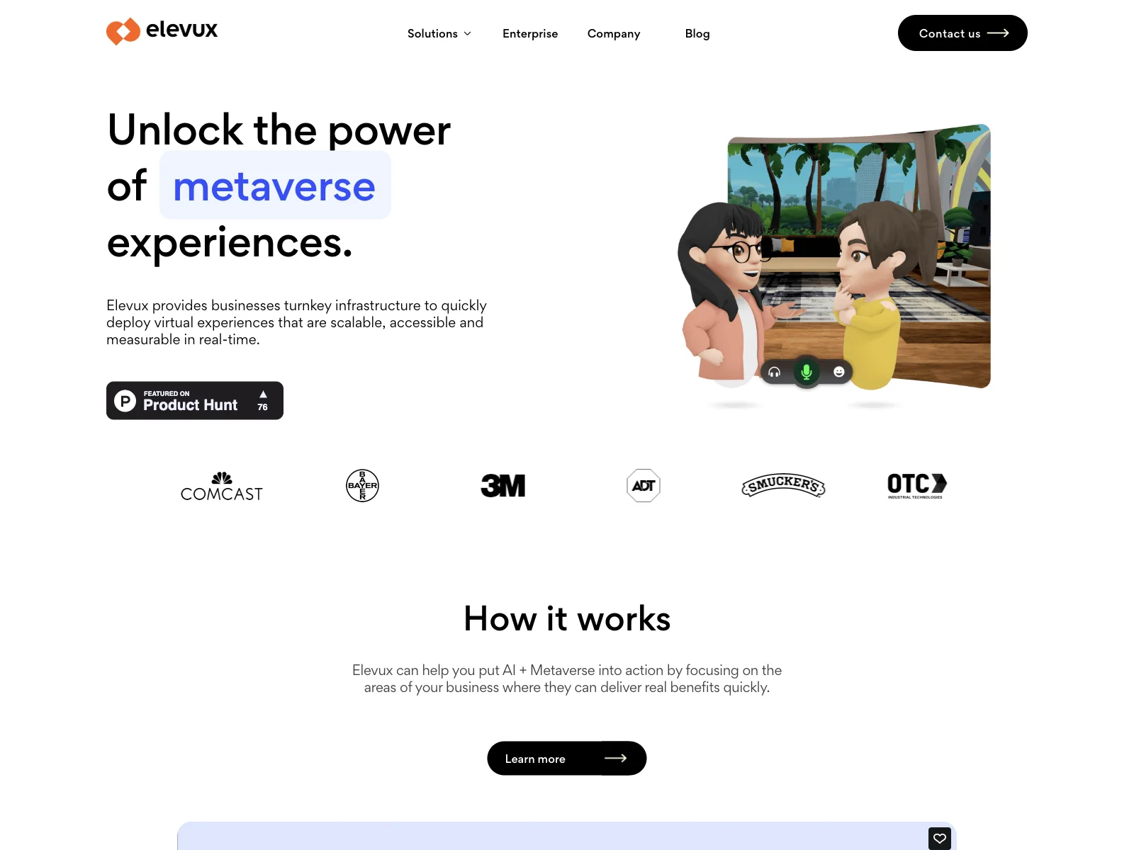 Elevux: Empowering Businesses with AI and Metaverse Virtual Experiences