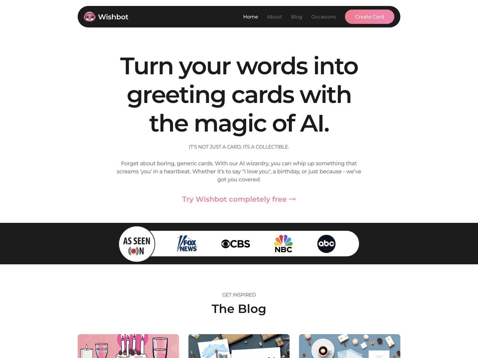 Wishbot: Transform Your Words into Personalized Greeting Cards