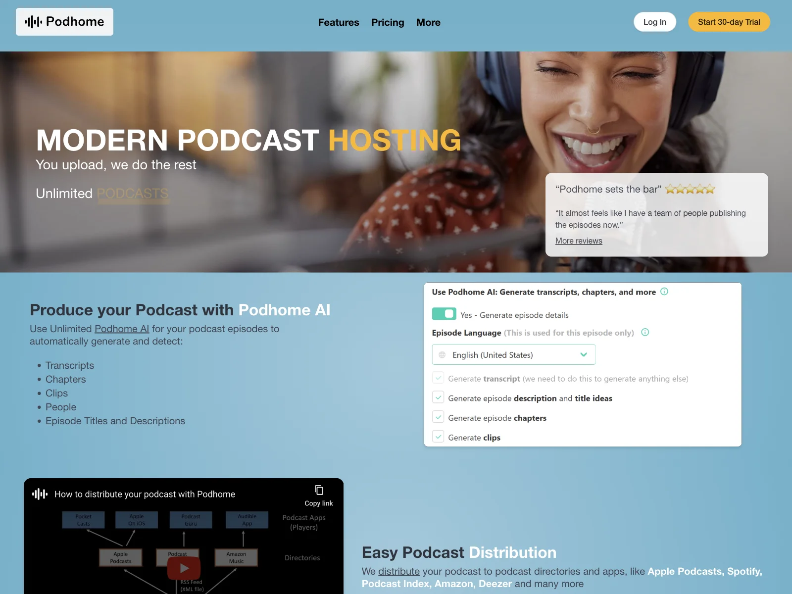 Podhome: The Ultimate Modern Podcast Hosting Solution