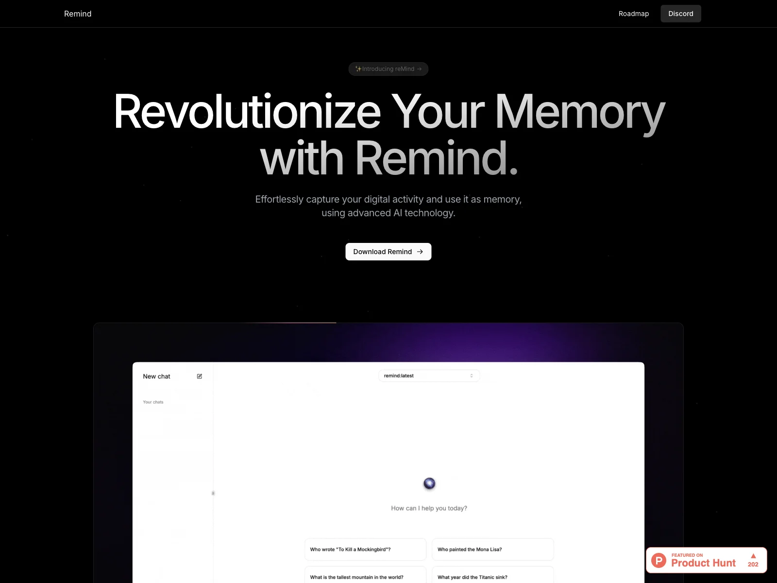 Remind AI: Boost Your Productivity with Artificial Memory