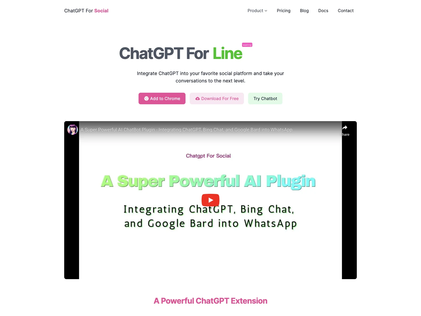 ChatGPT For Social - Enhance Your Social Conversations