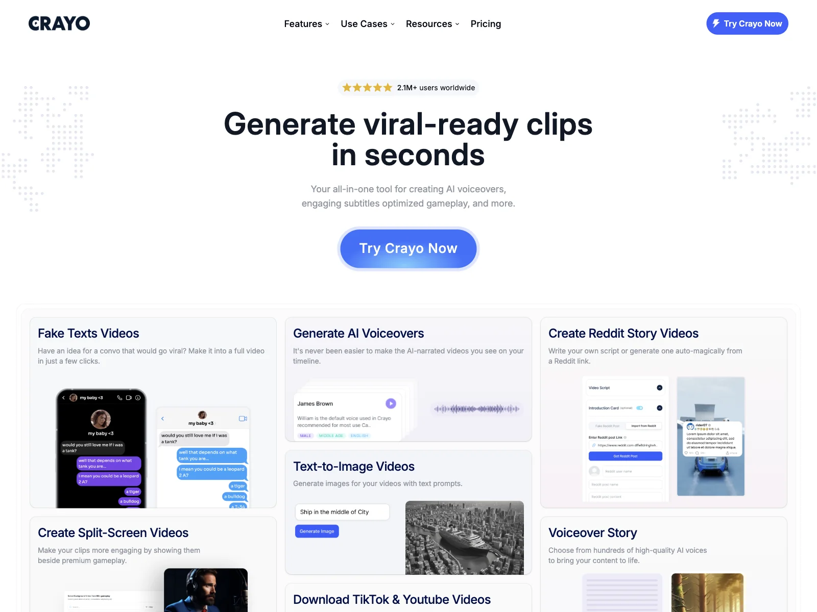 Crayo AI: Create Viral Clips Instantly