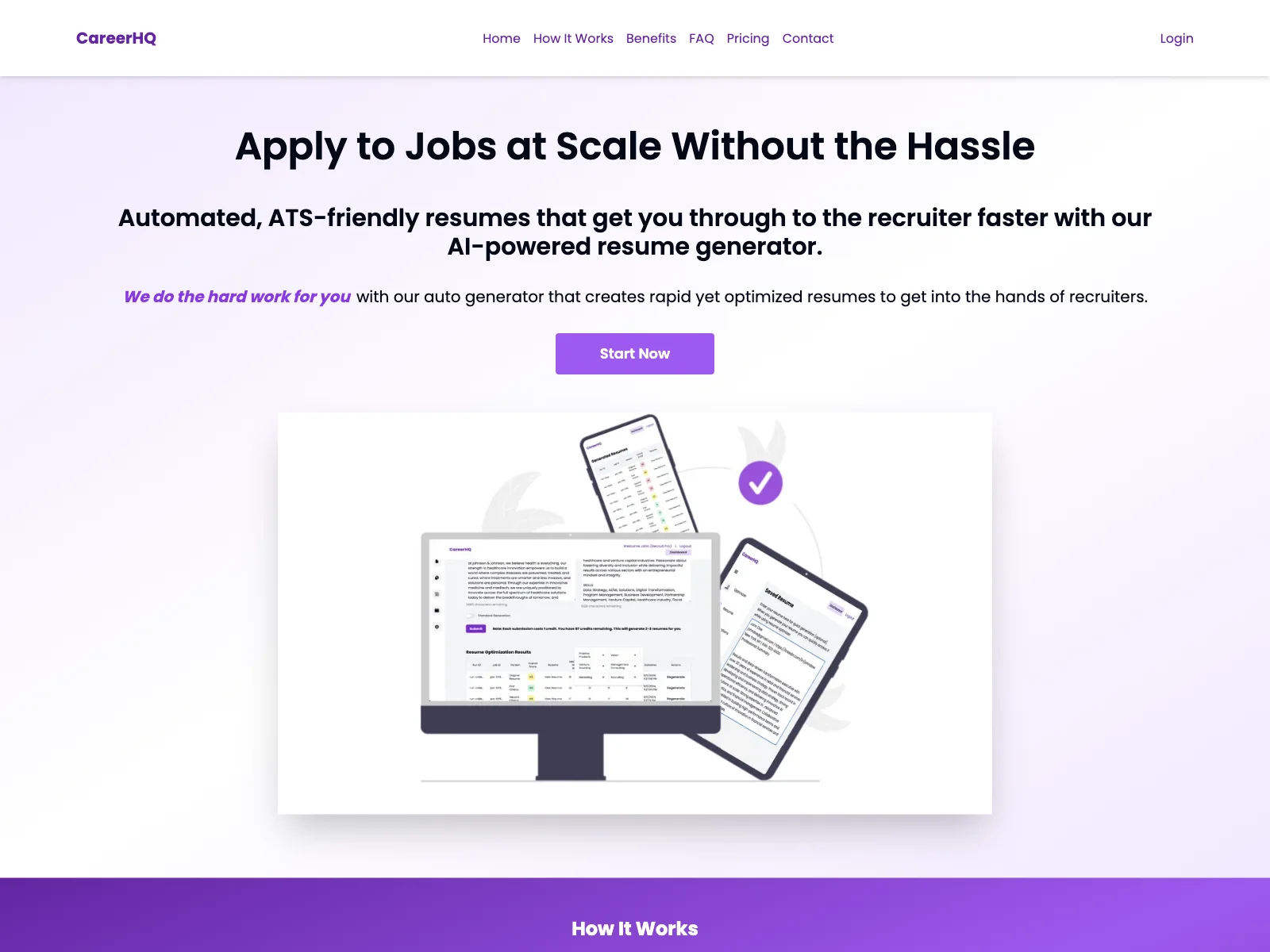 Career HQ: Streamline Your Job Applications with AI