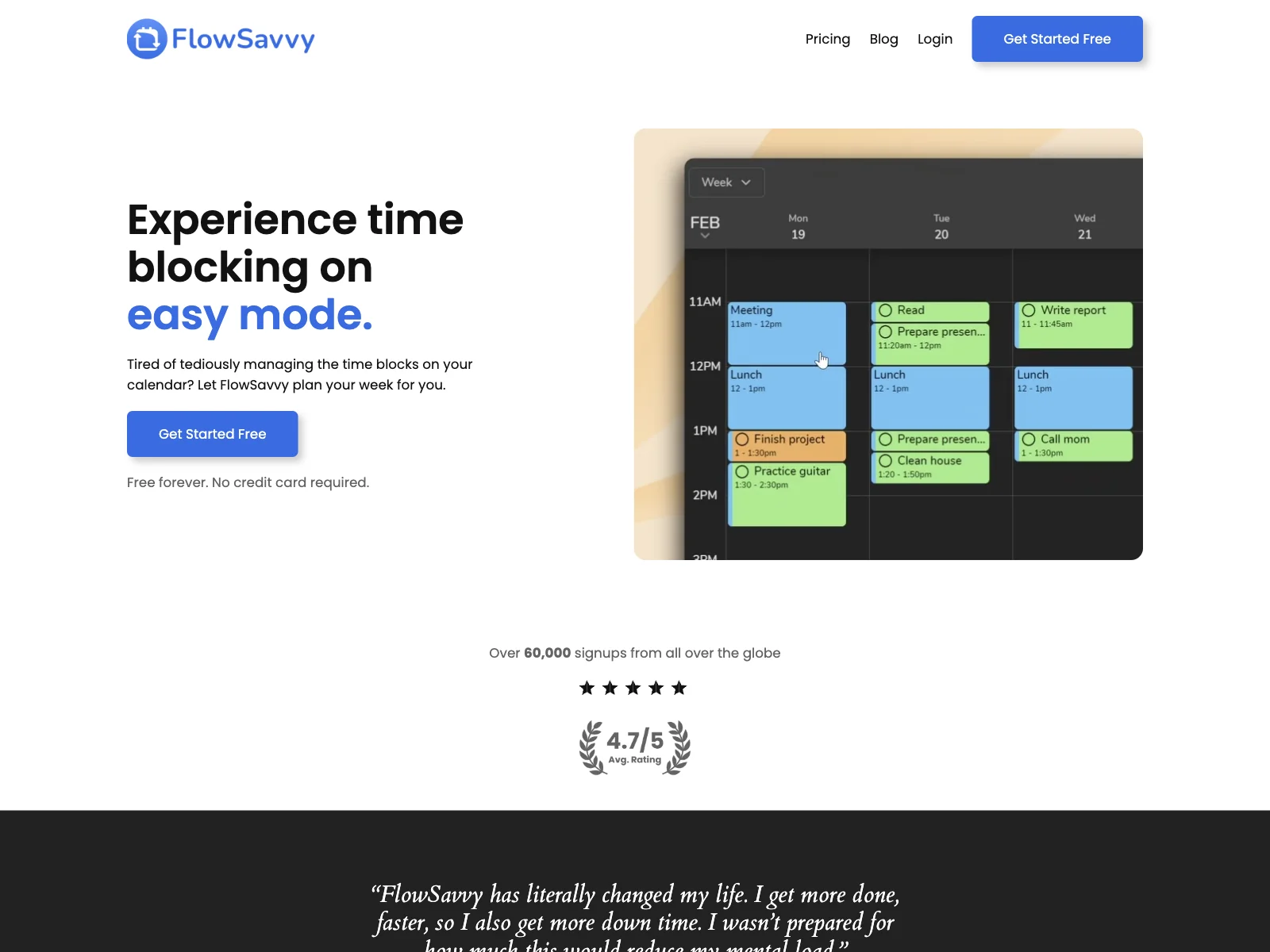 FlowSavvy - Simplify Task & Schedule Management