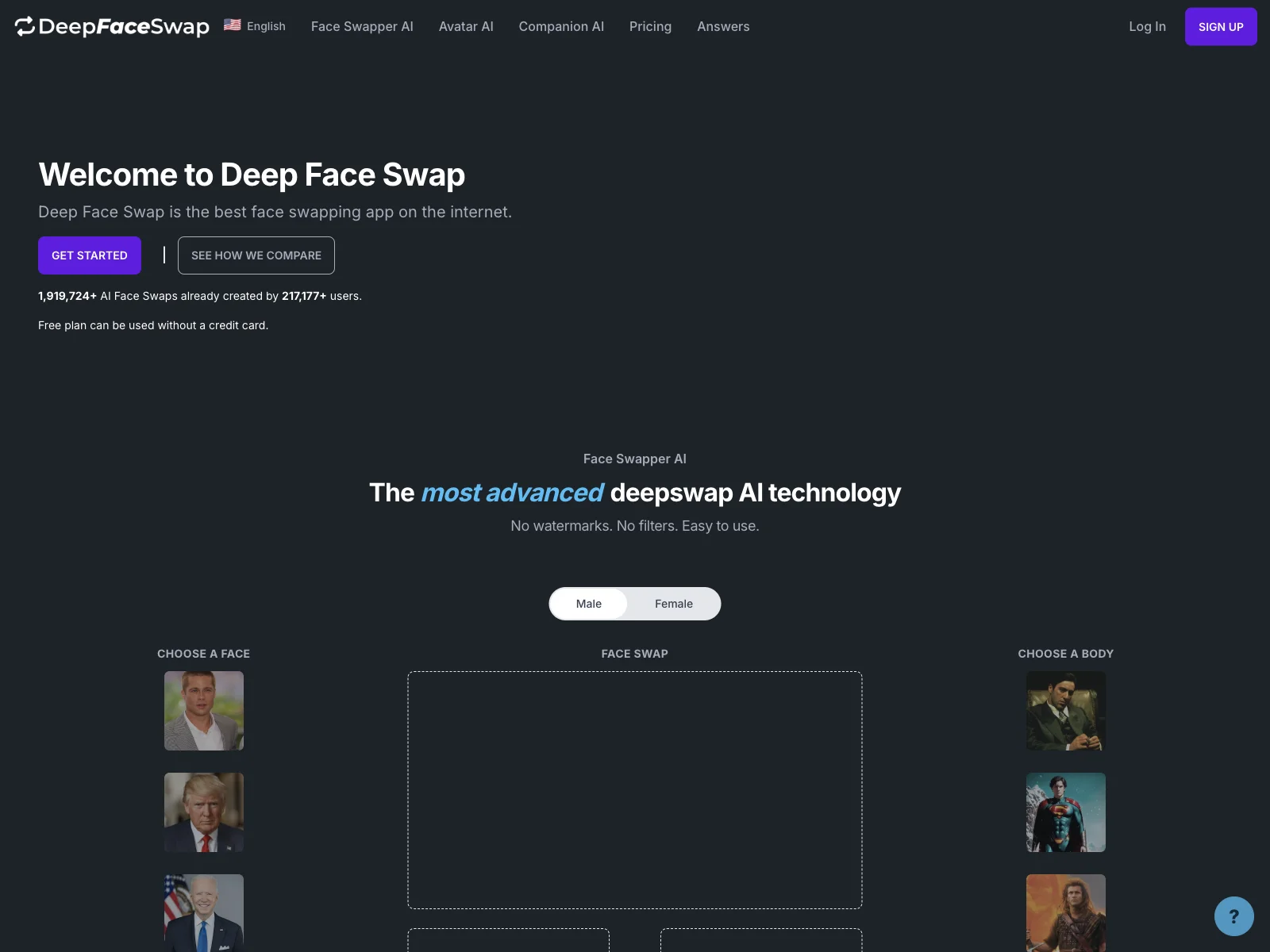 DeepFaceSwap.AI - Transform Your Images with Seamless Face Swapping