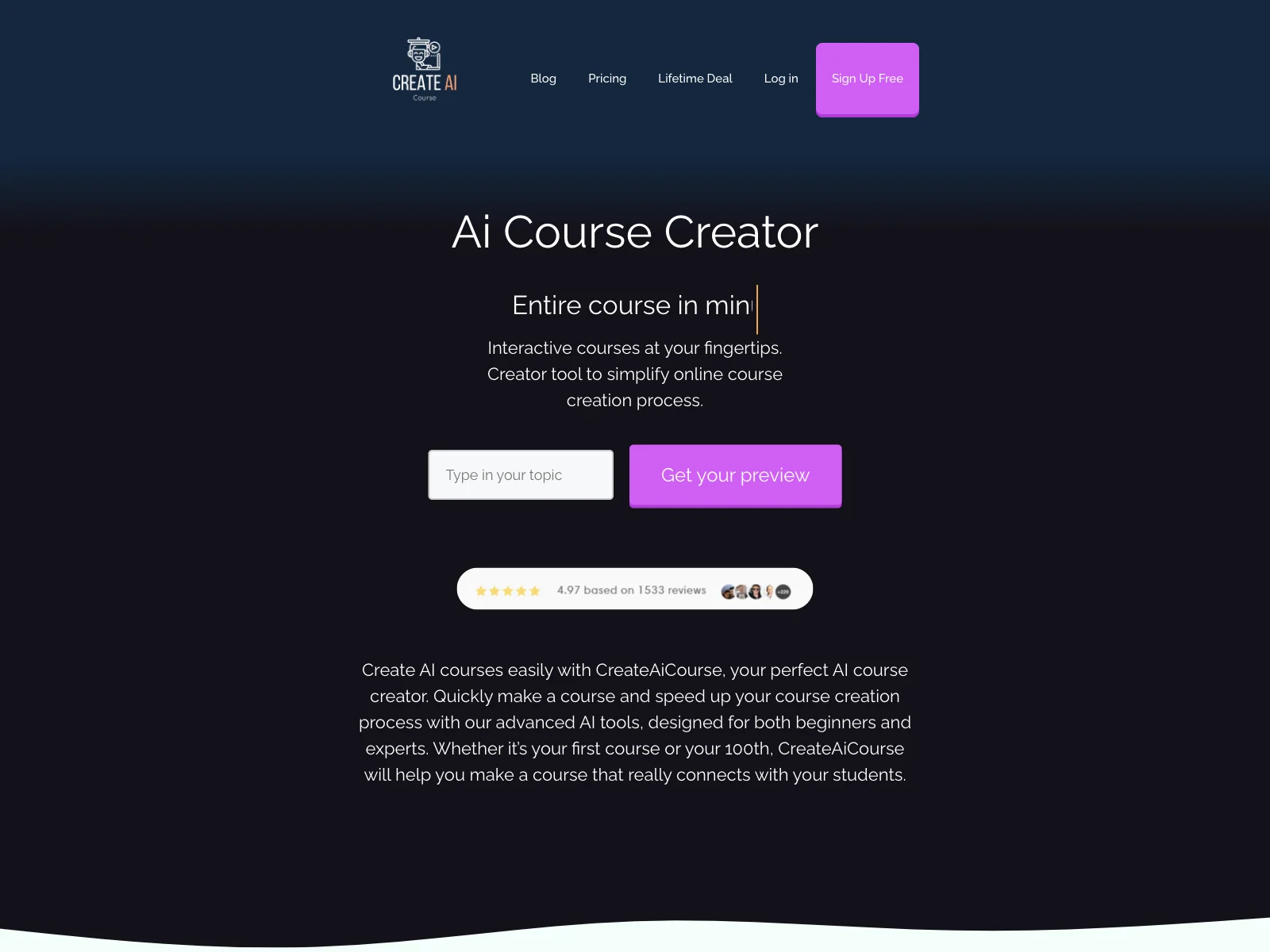 Ai Course Creator: Simplify Online Course Creation