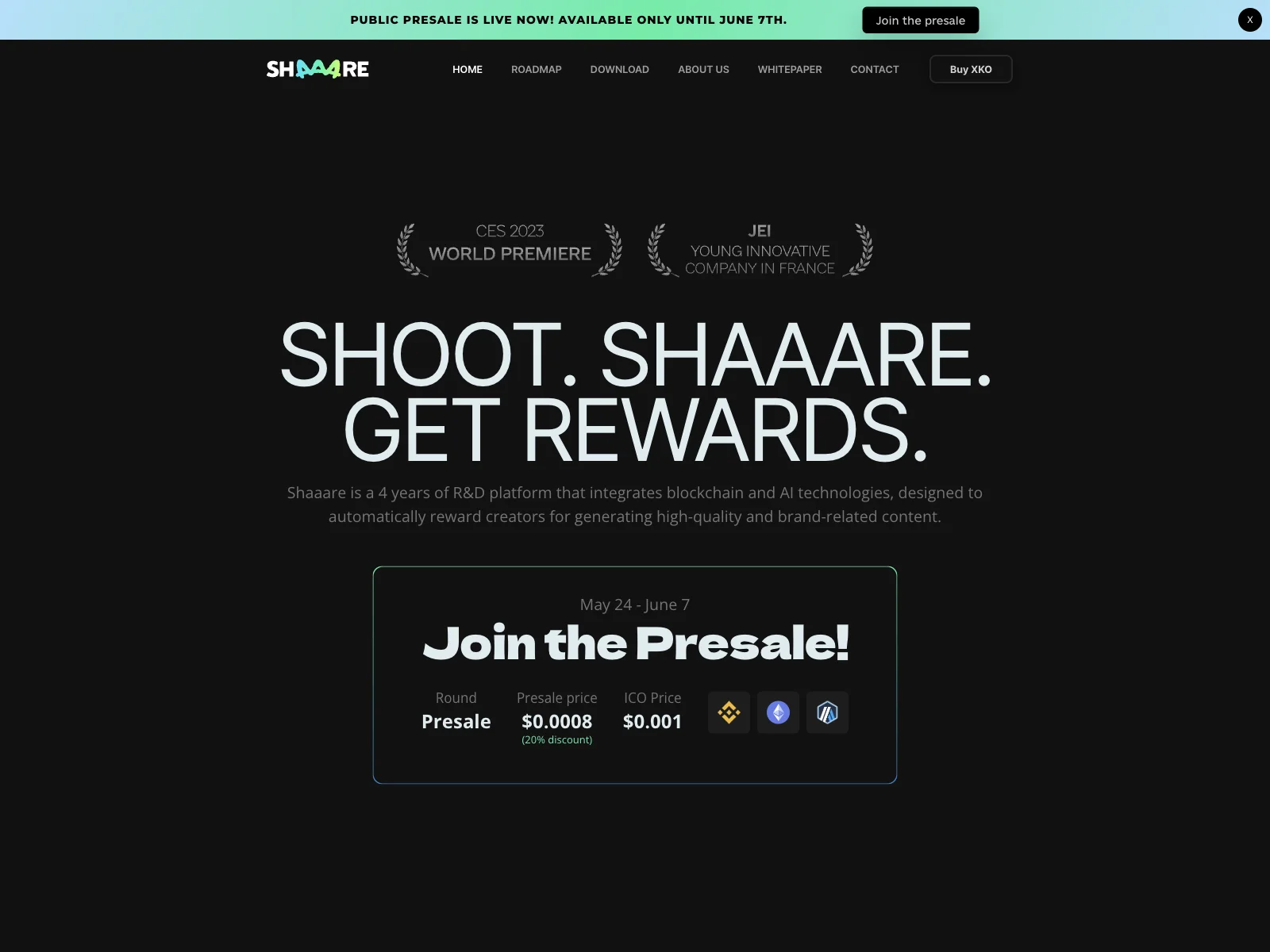 Shaaare: Rewarding Quality Content with AI