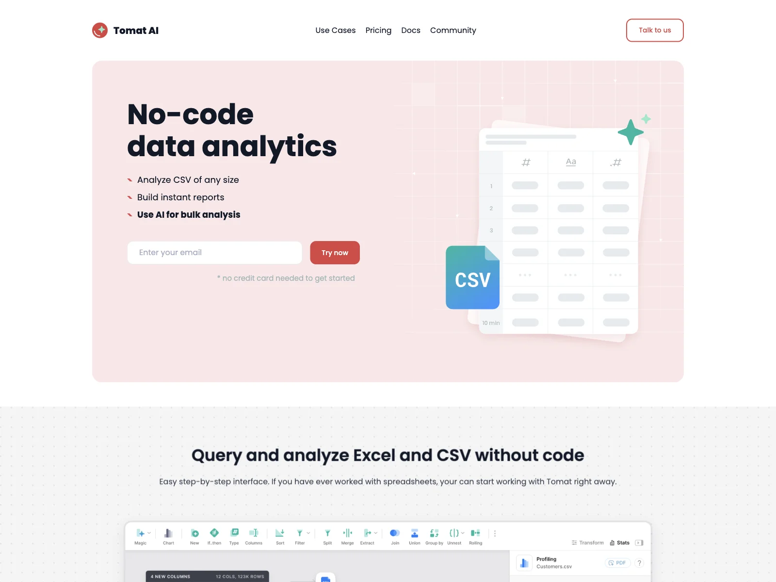 Tomat.AI - Simplifying Data Analysis with AI