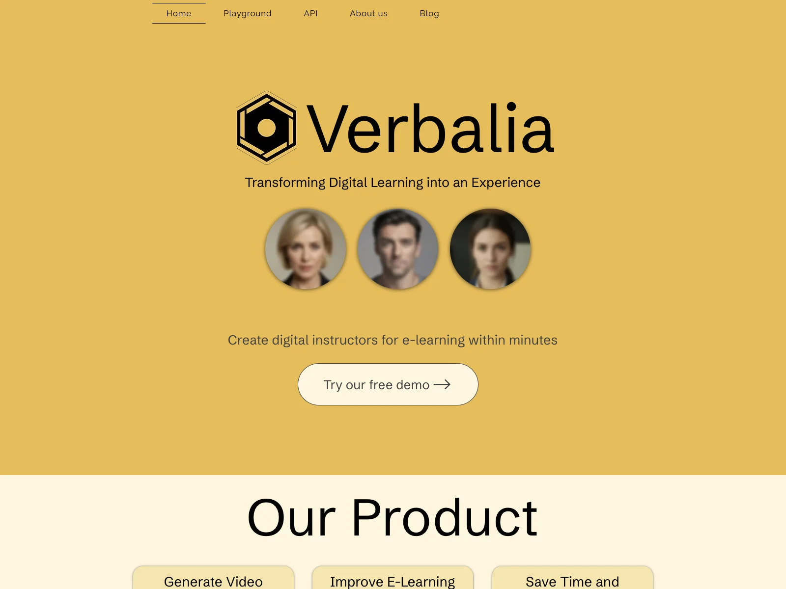 Verbalia: Transforming Digital Learning with AI Video Generation