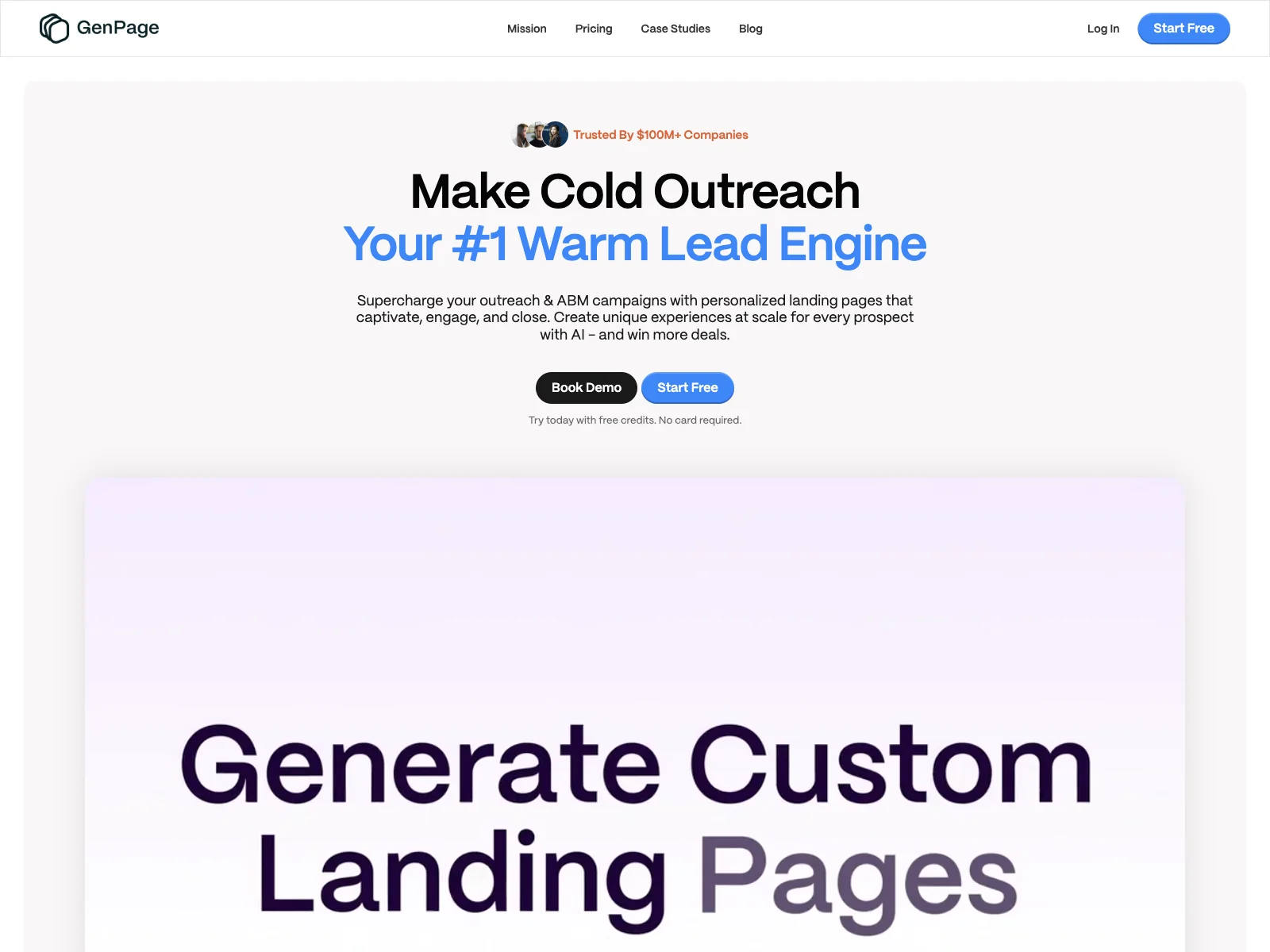 GenPage: Supercharge Your Outreach with Personalized Pages