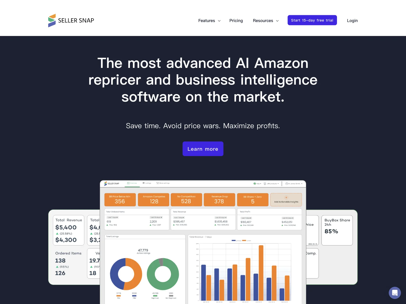 Seller Snap: AI-Powered Amazon Repricer for Maximum Profit