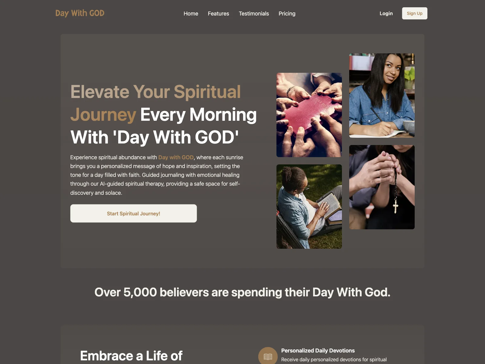 Day With God - Empowering Spiritual Growth with AI