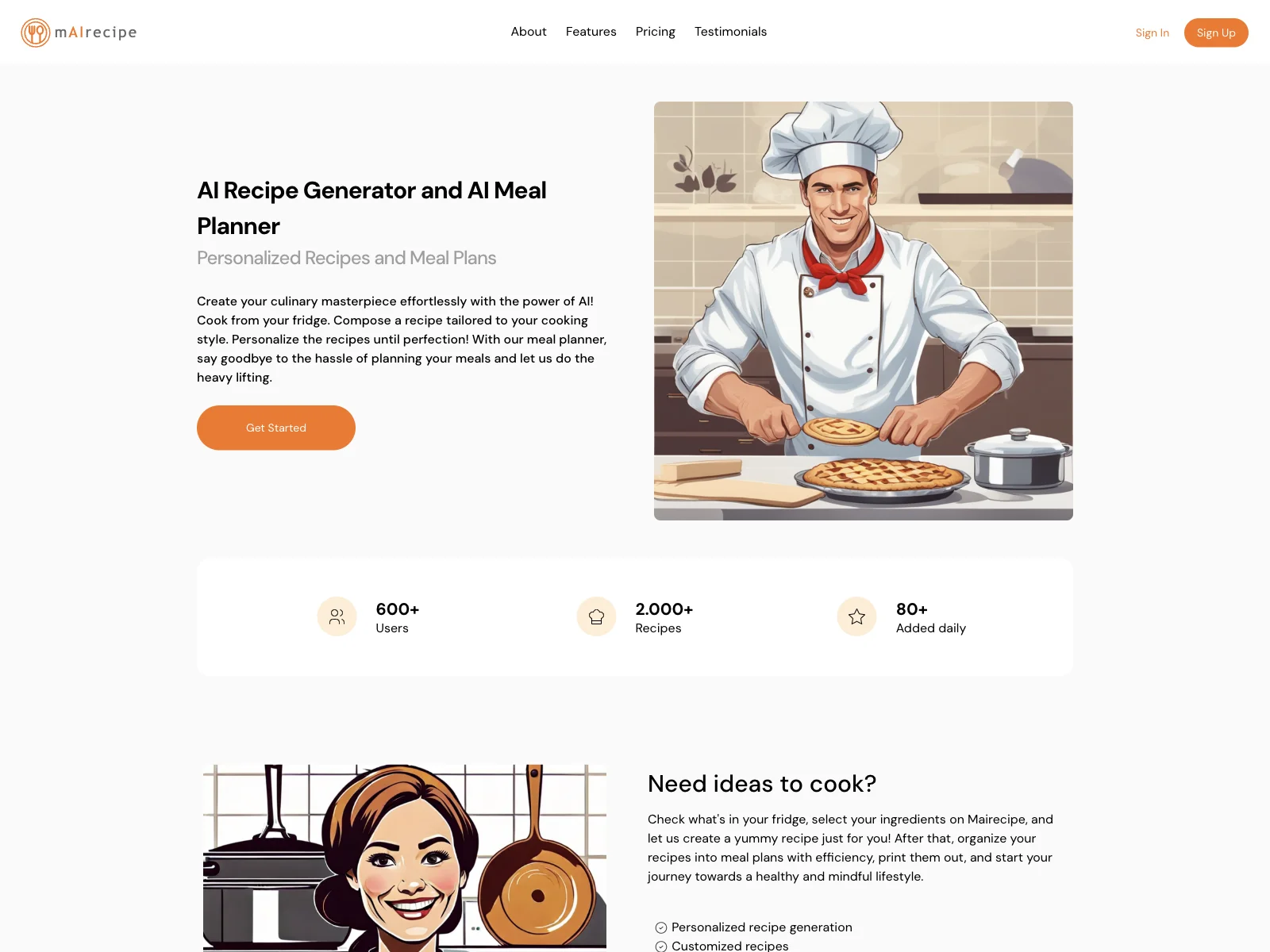 AI Recipe Generator and Meal Planner: Personalized Culinary Experience