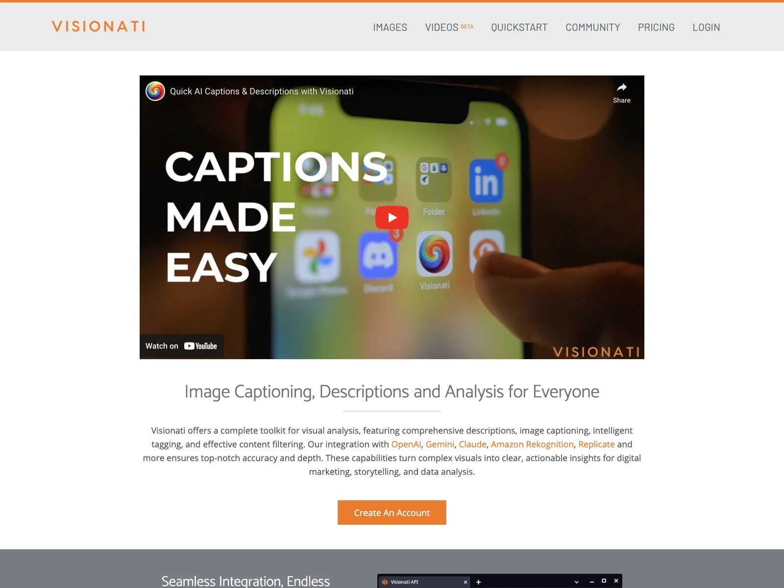 Visionati - Unleashing the Power of Image and Video Analysis