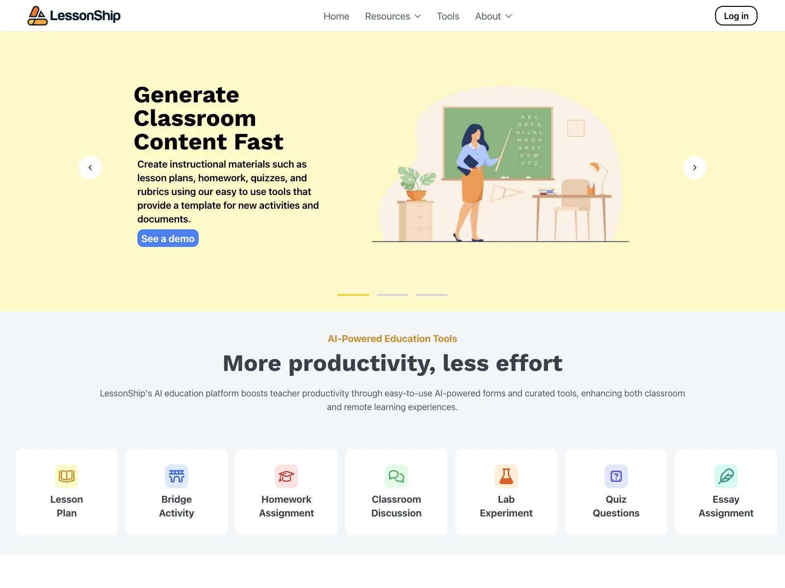 AI-Powered Education with LessonShip: Create Quality Materials