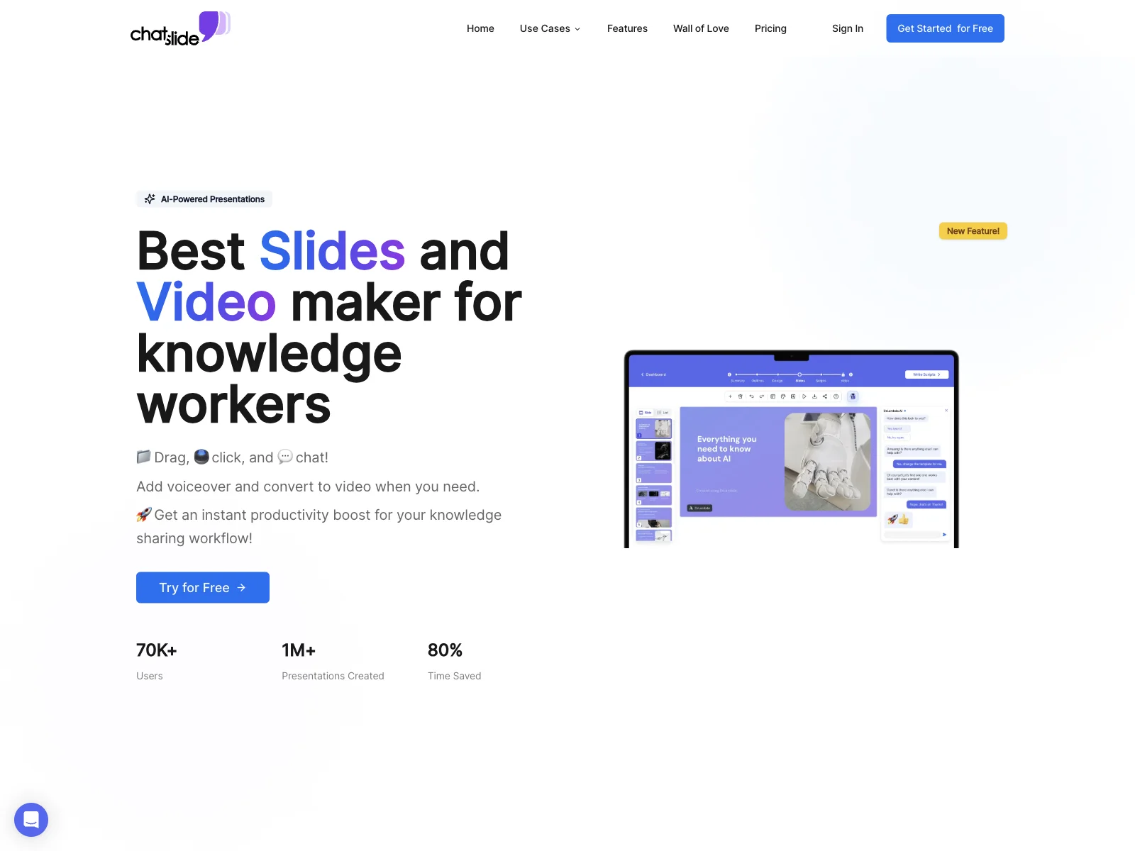 ChatSlide: Revolutionize Your Presentations with AI