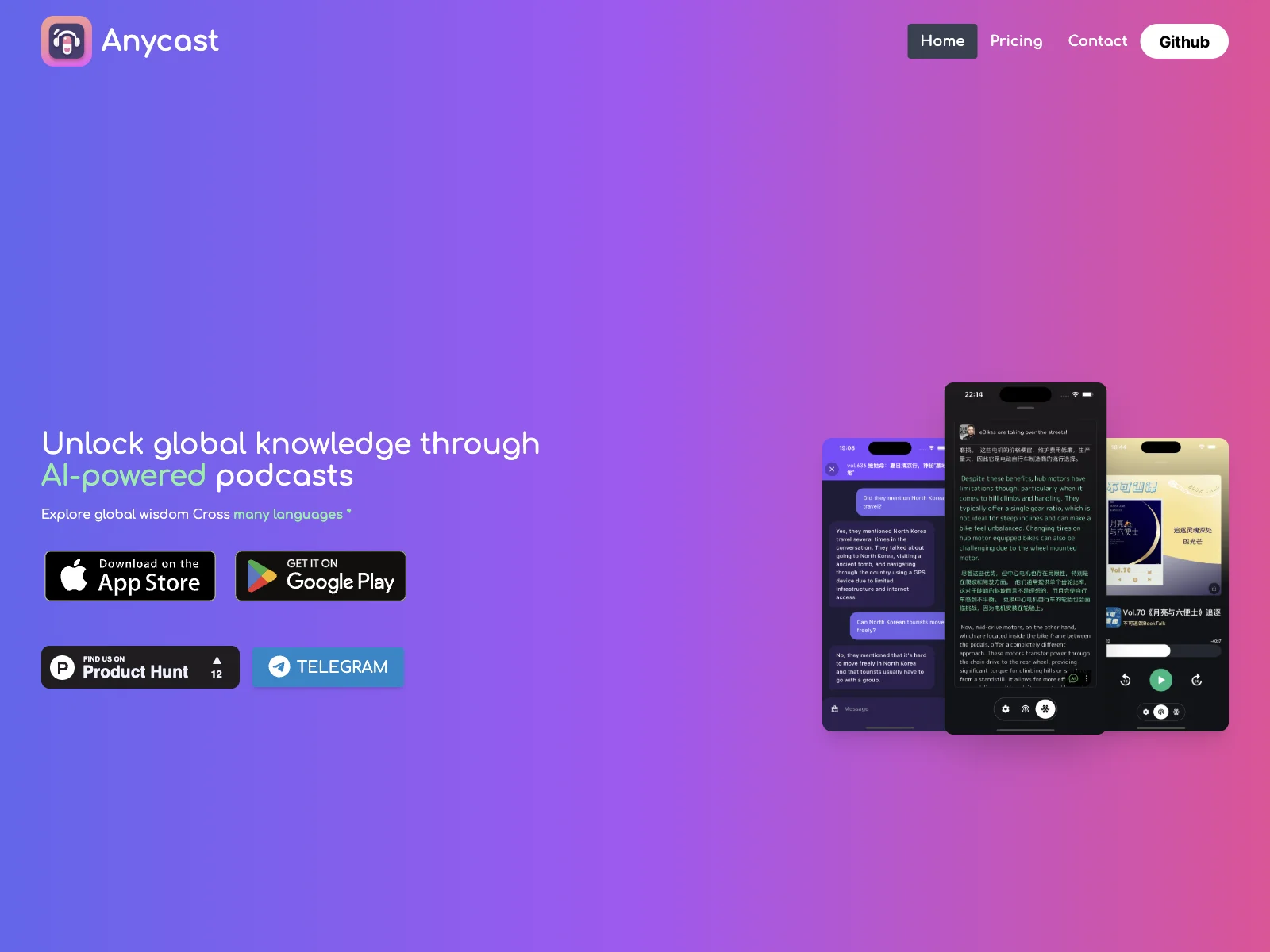 Anycast: Unlock Global Knowledge with AI Podcasts