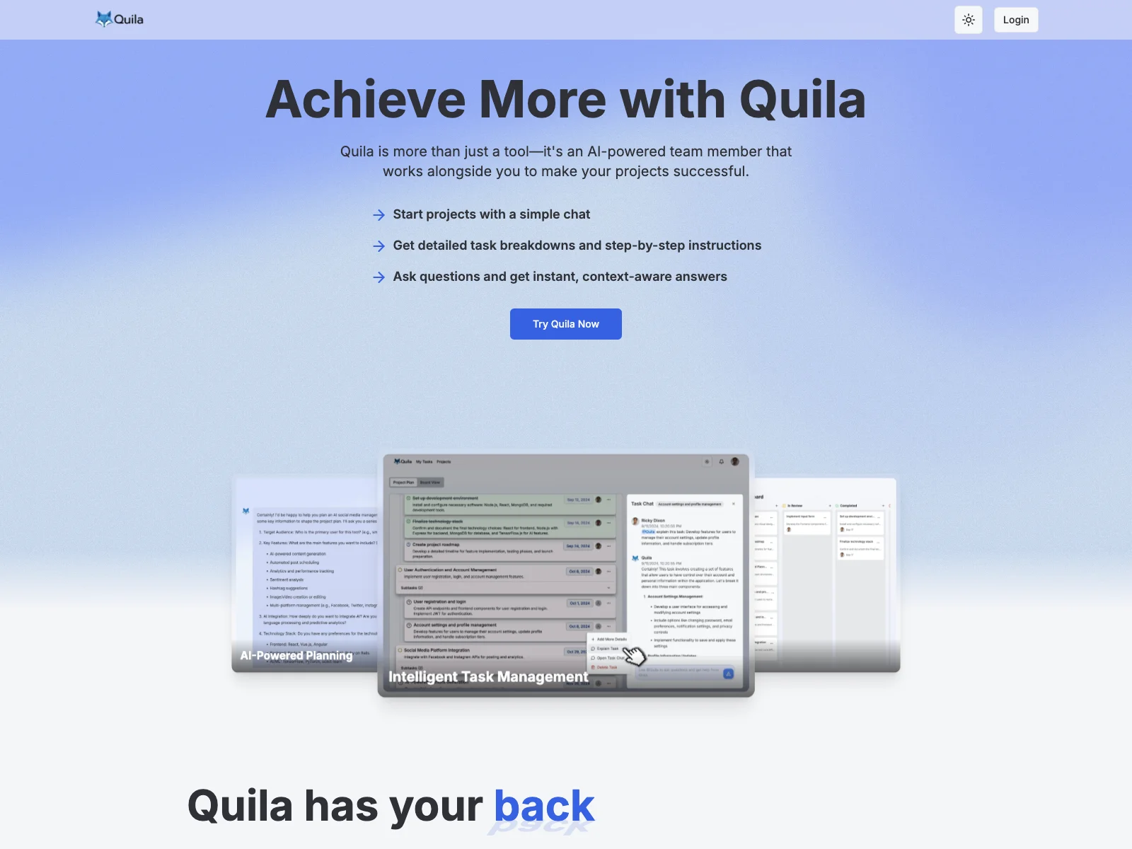 Quila: Empowering Project Management with AI