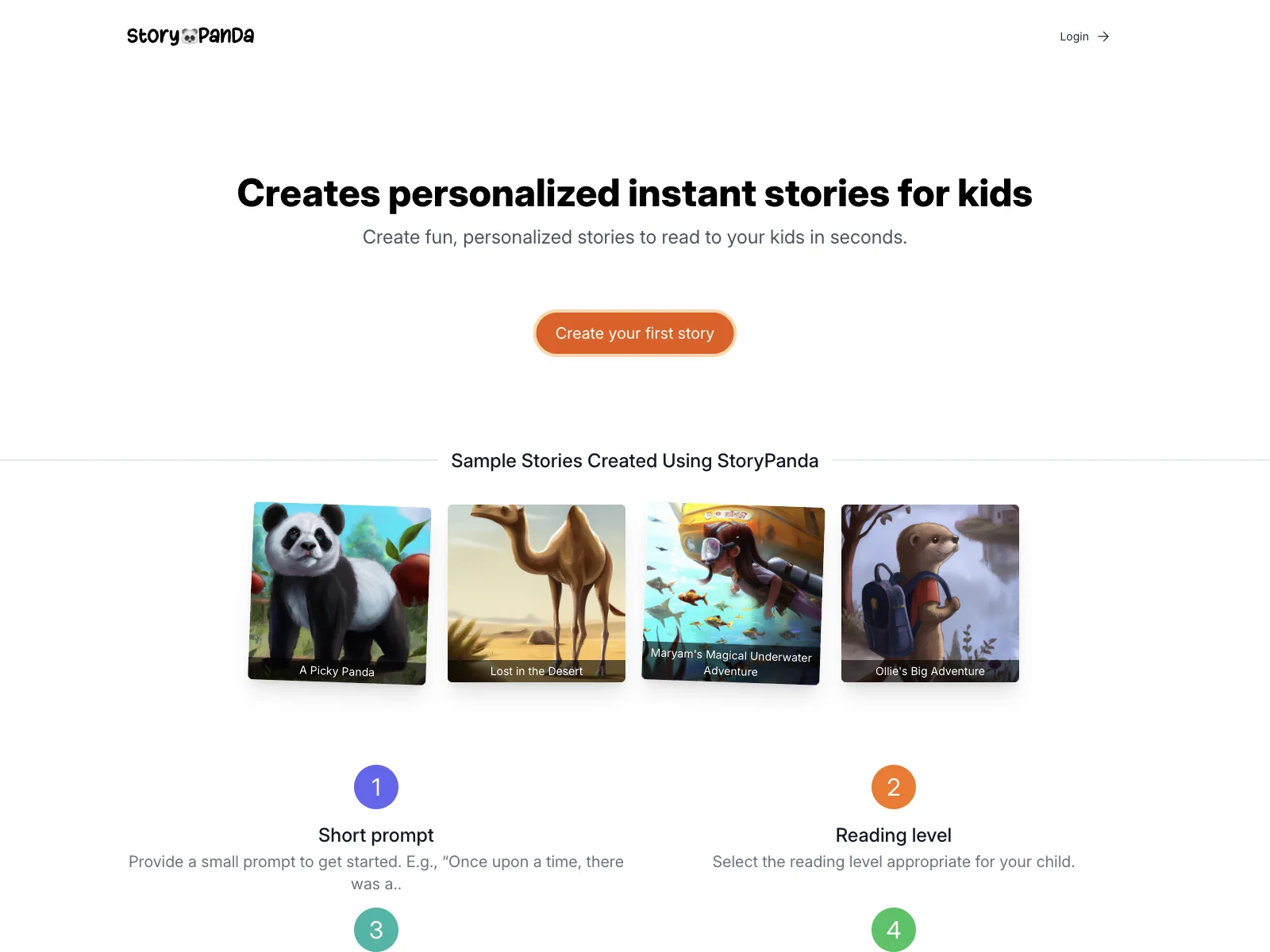 StoryPanda: Personalized Kids' Stories in Seconds