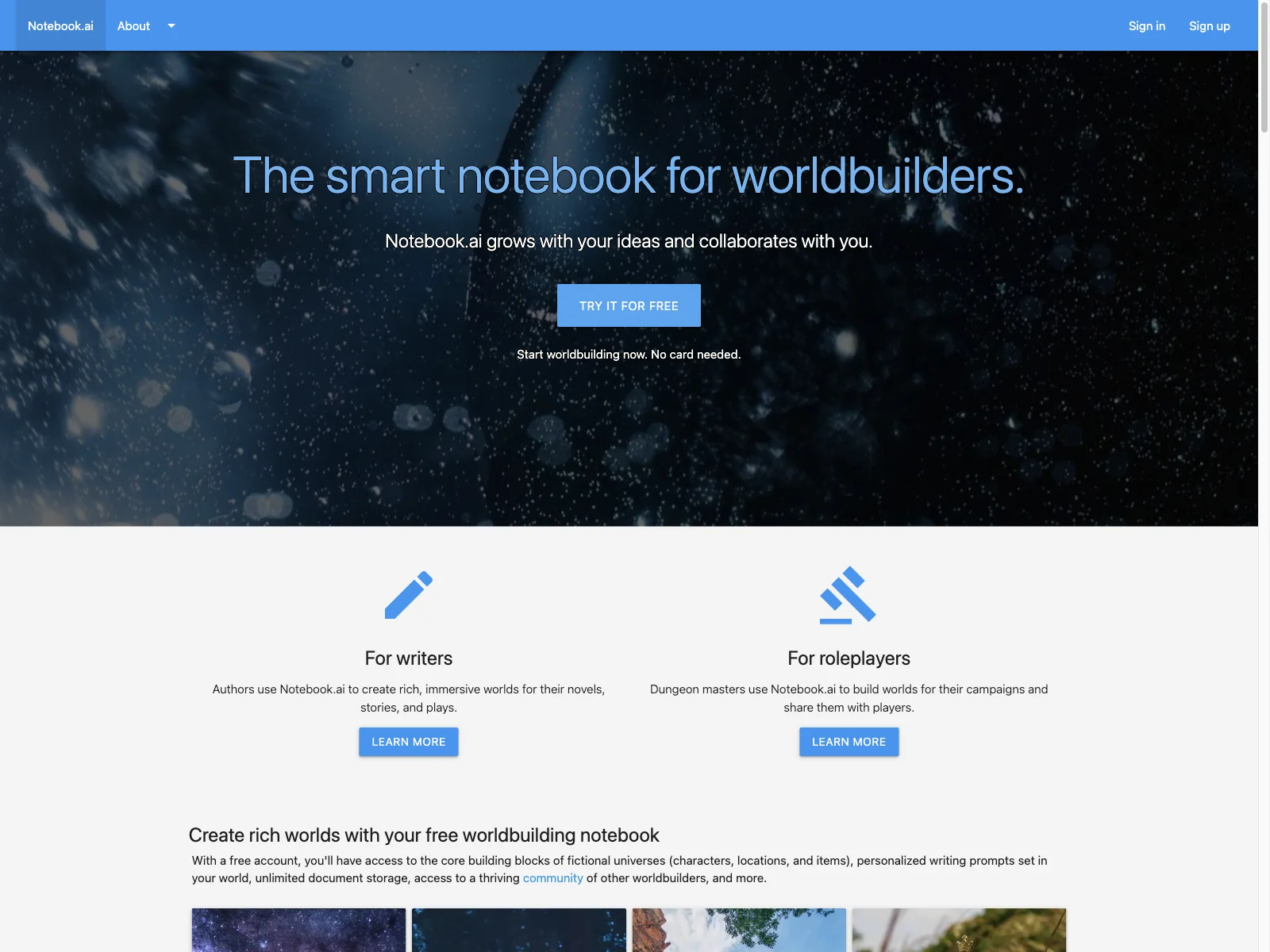 Notebook.ai: Unleash Your Creativity in Worldbuilding