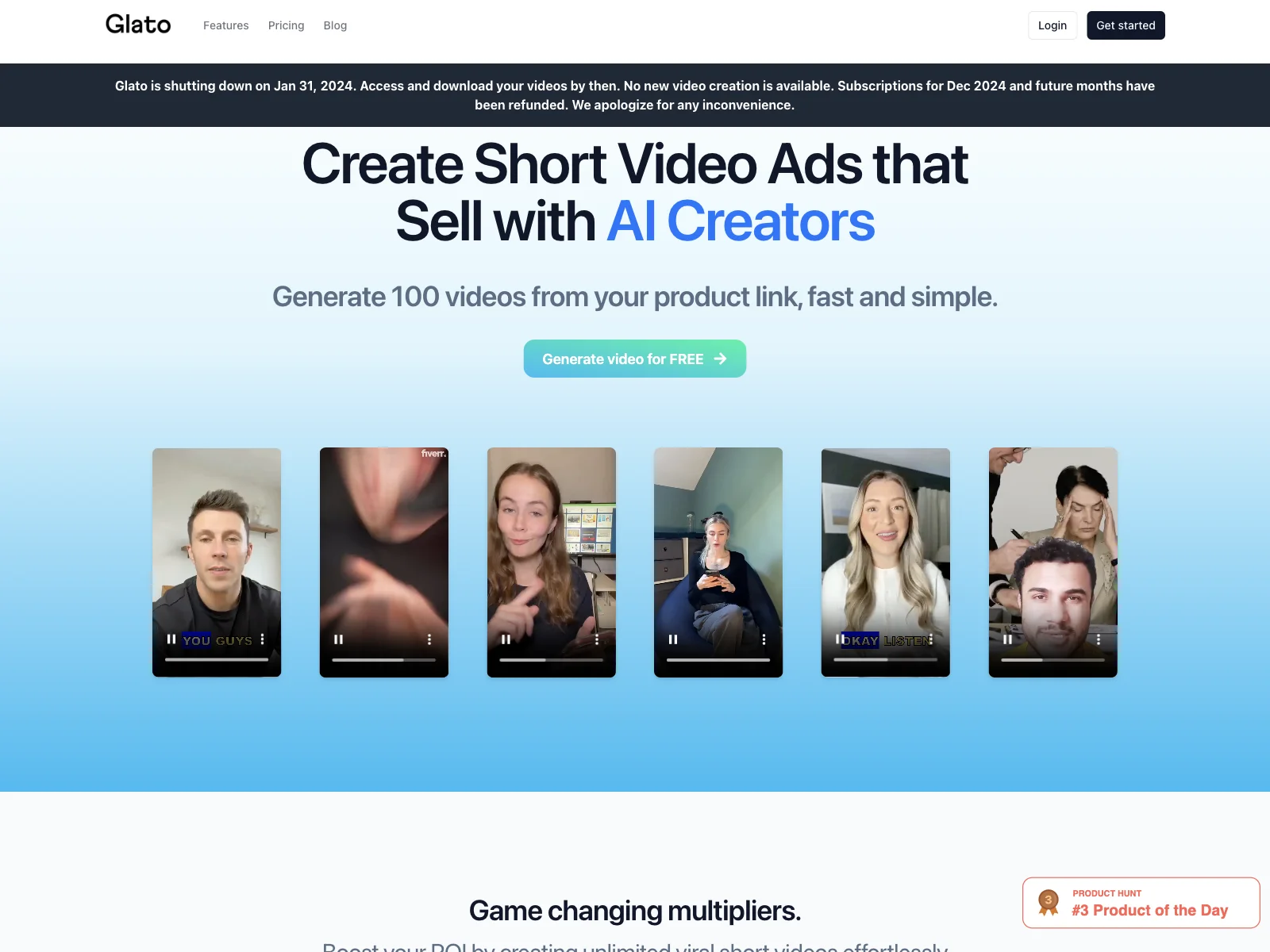 Glato AI: Boost Your ROI with Engaging Video Creation