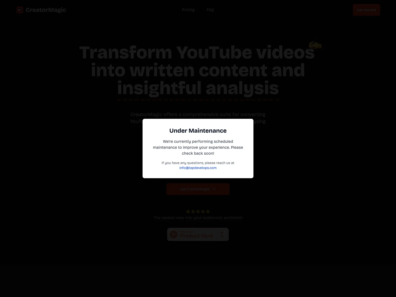 Transform YouTube Videos with CreatorMagic - Unlock Insights