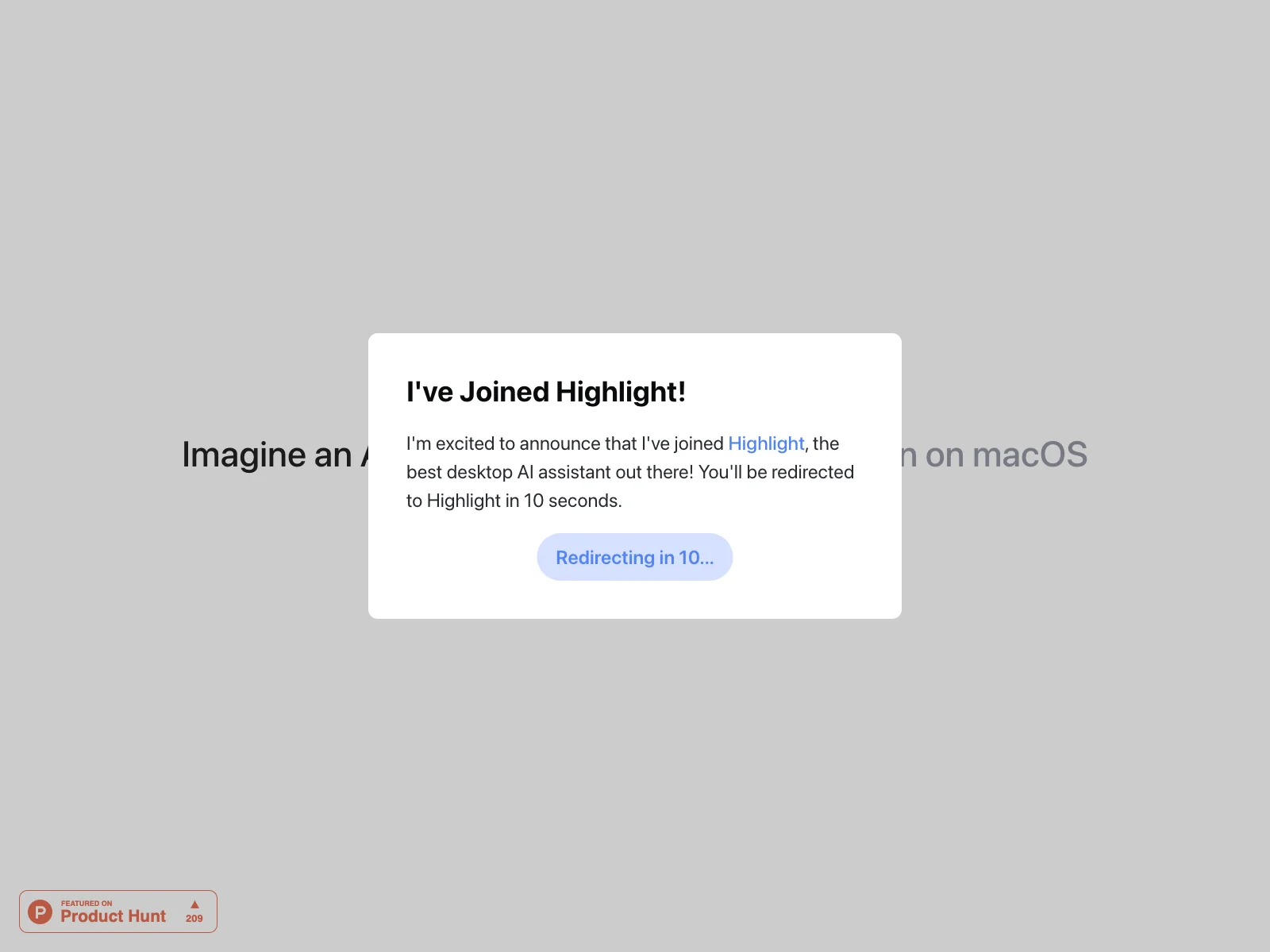 Highlight - The Premier Desktop AI Assistant for macOS