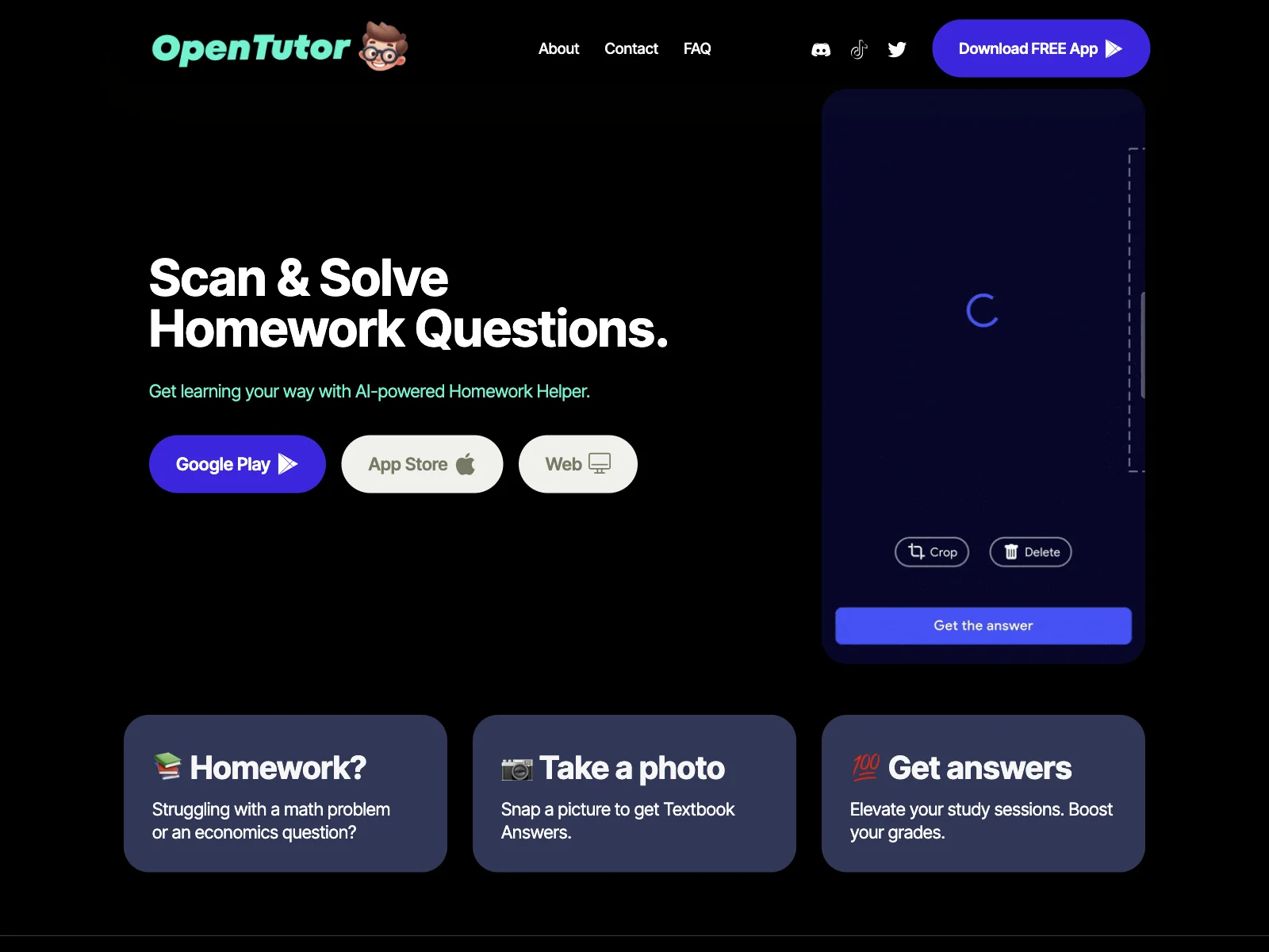 Open Tutor App: Your AI-Powered Homework Helper