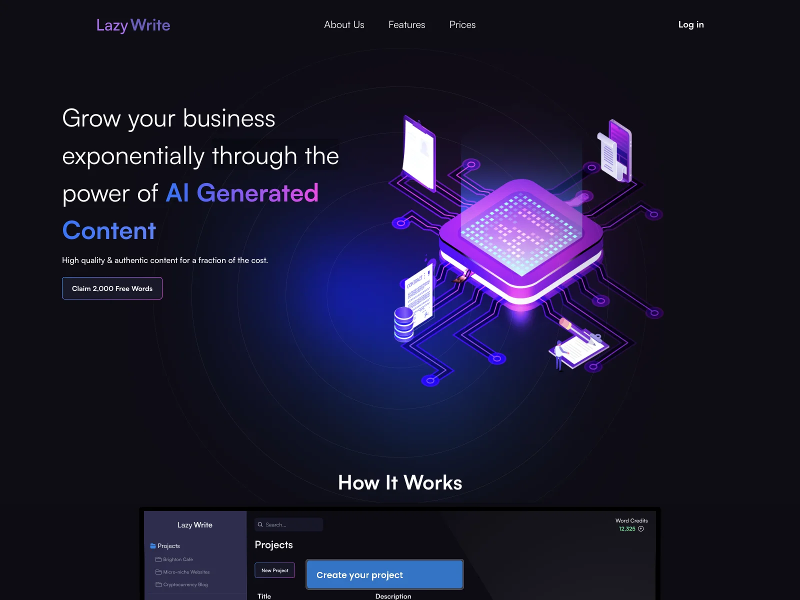 Lazy Write - Revolutionizing AI Content Creation