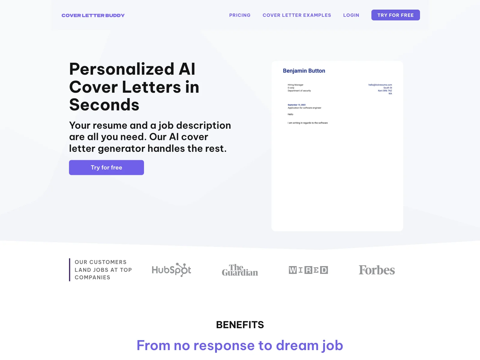 Free AI Cover Letter Generator: Transform Your Job Applications