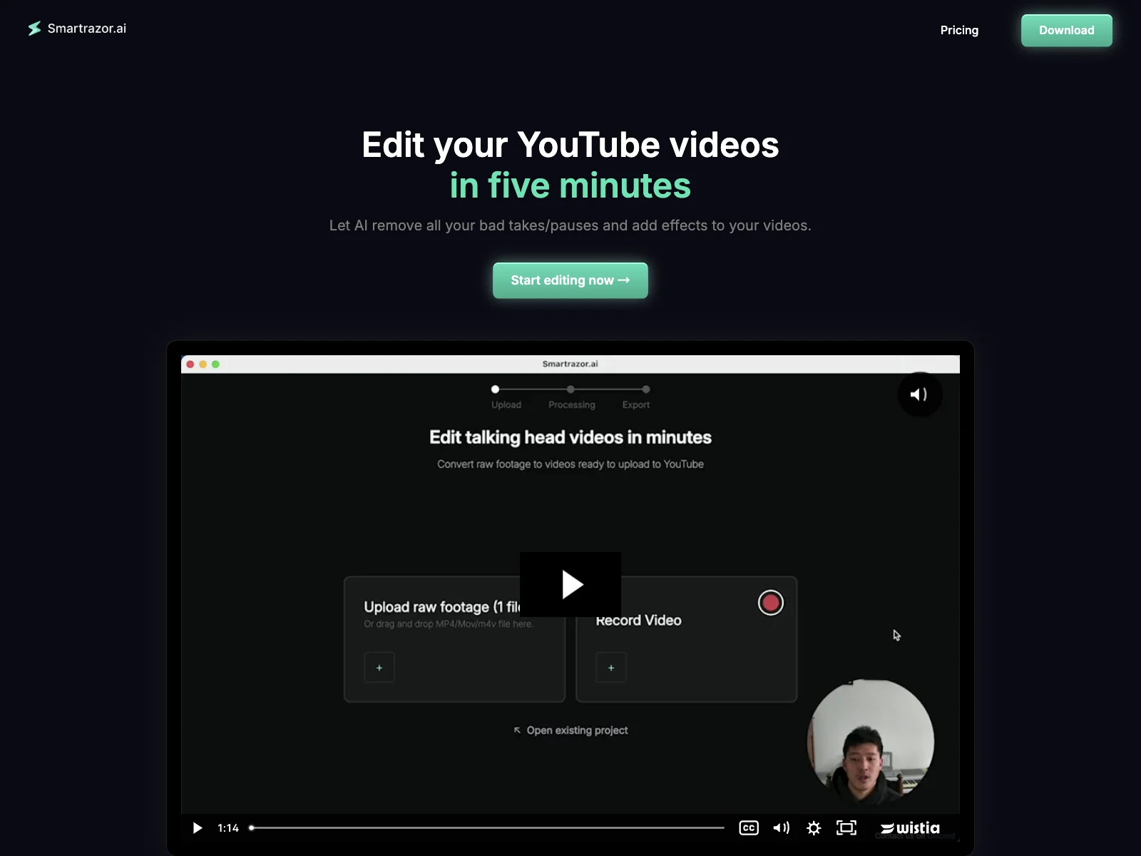 Smartrazor - AI Video Editing: Save Time and Money