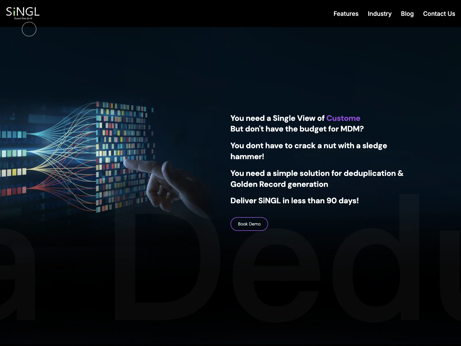 Singl: AI-Powered Data Deduplication for Business Success