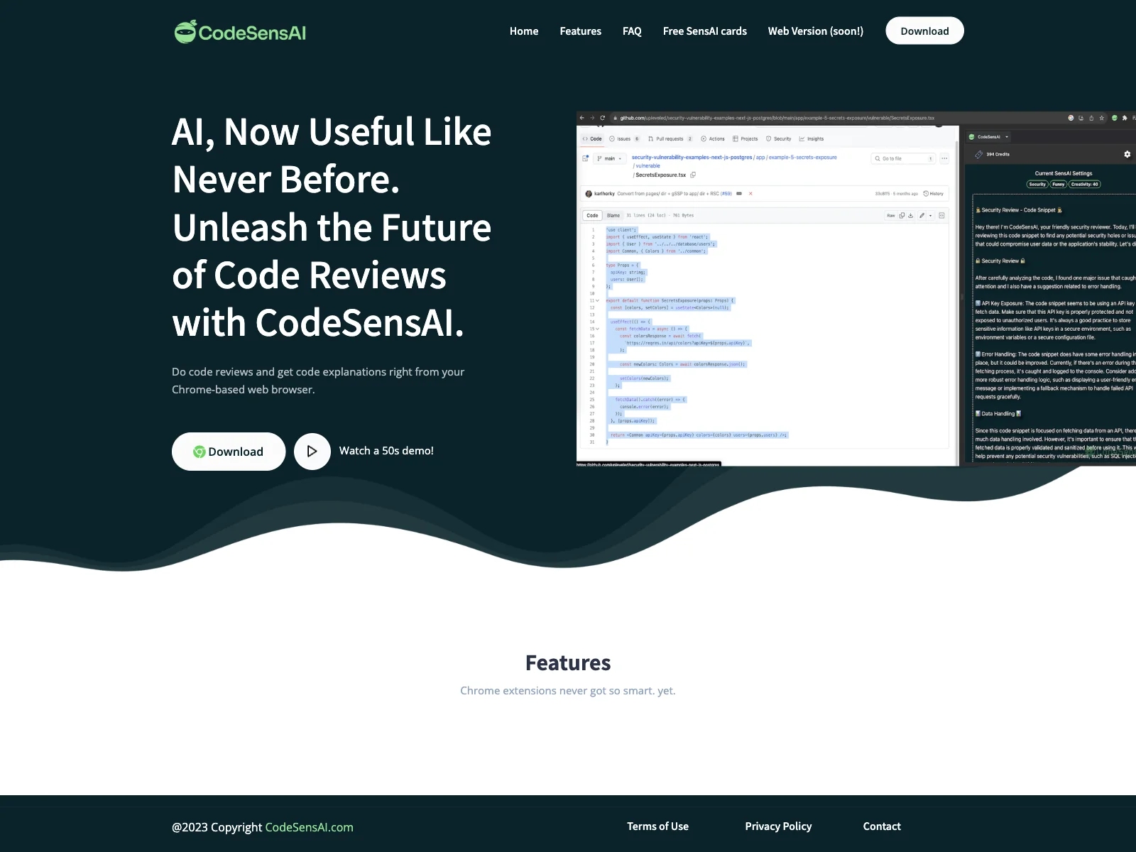 CodeSensAI: Transforming Code Reviews with AI Insights