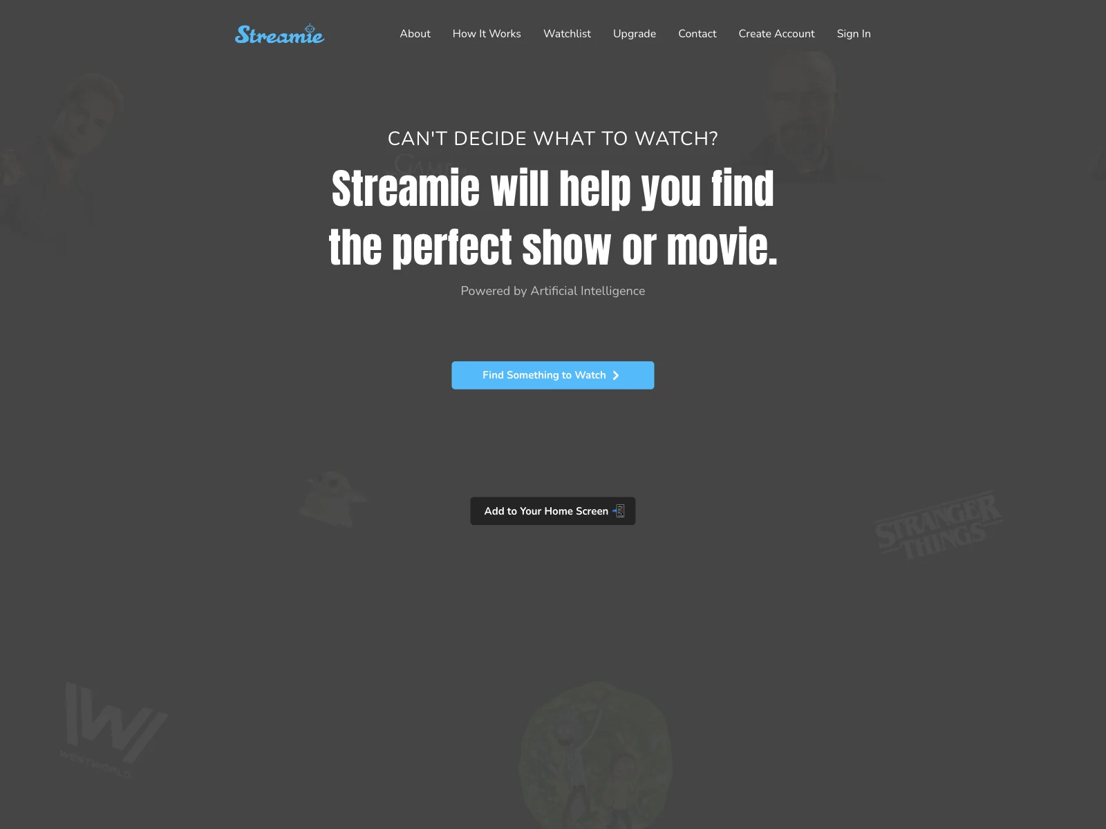 Streamie - Personalized Movie & TV Show Recommendations with AI