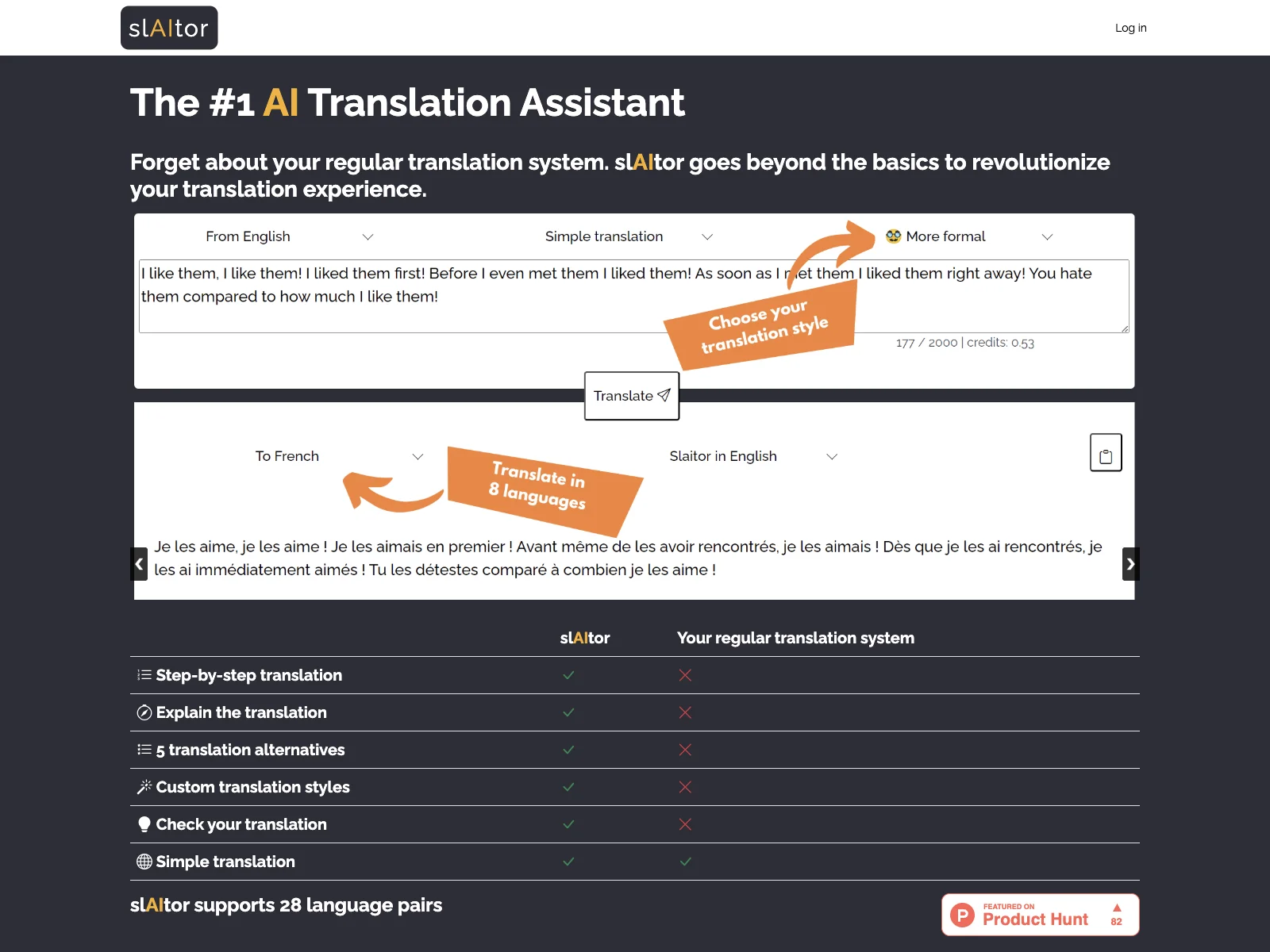 slAItor: Revolutionize Your Translation with AI