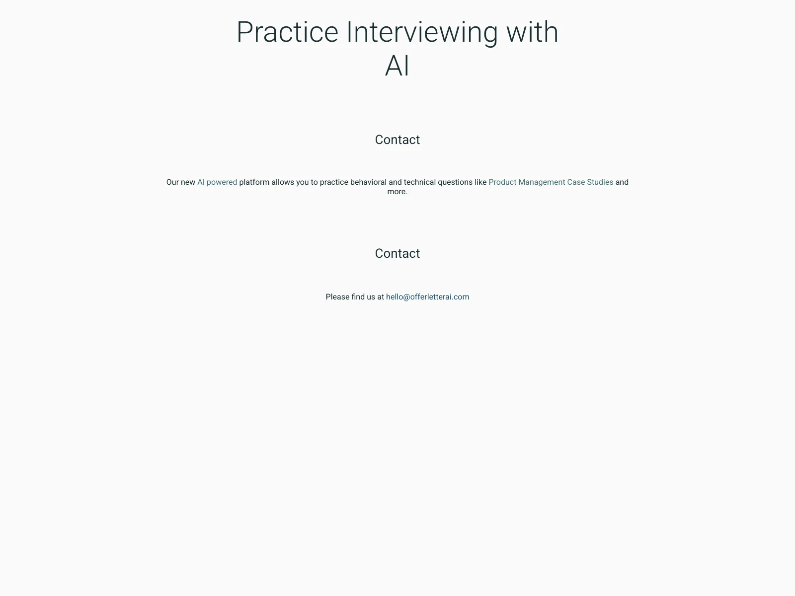 Enhance Your Interview Skills with offer letter | AI Interview Practice